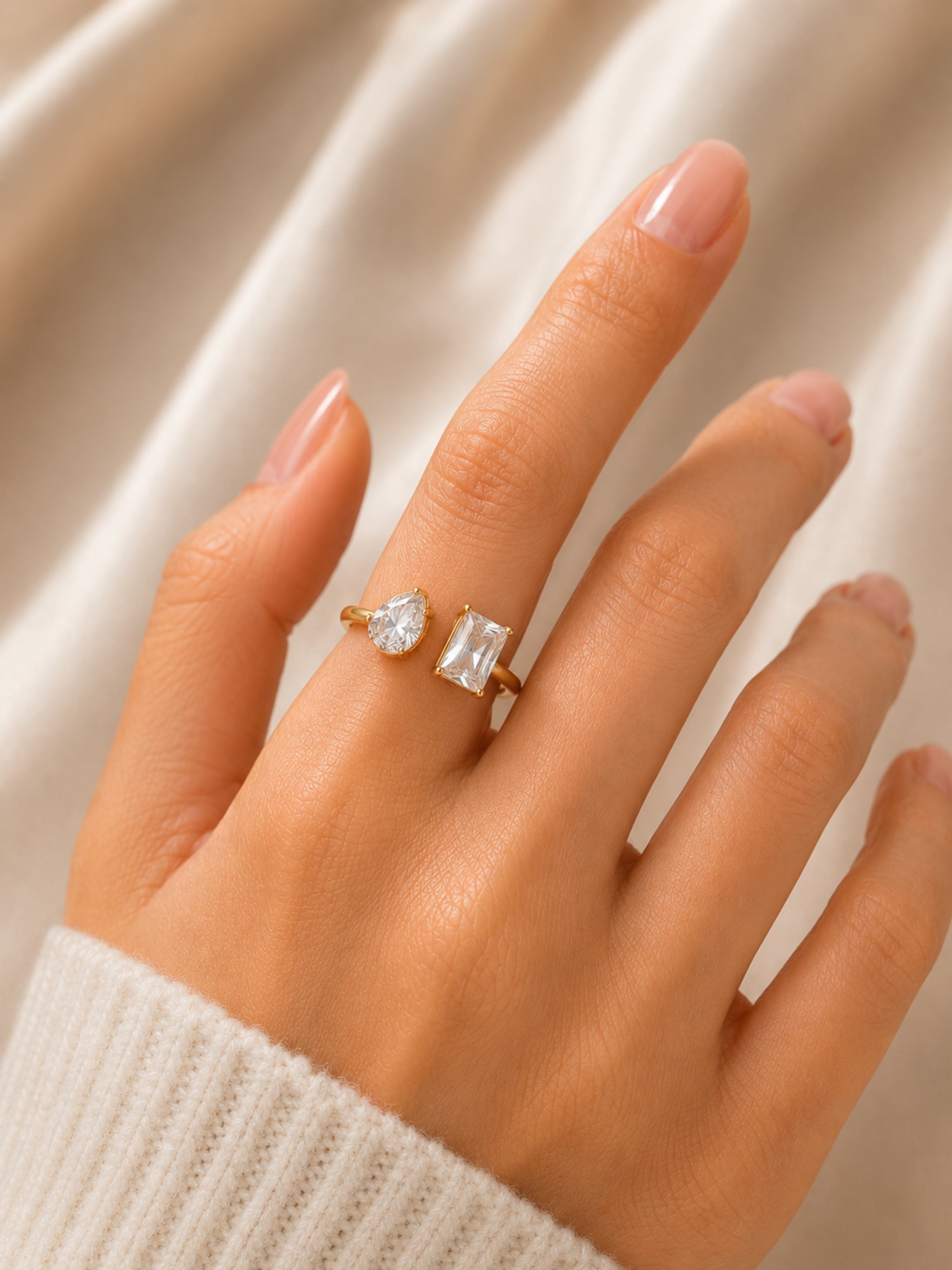 Luna Twin Ring - Pabeena
