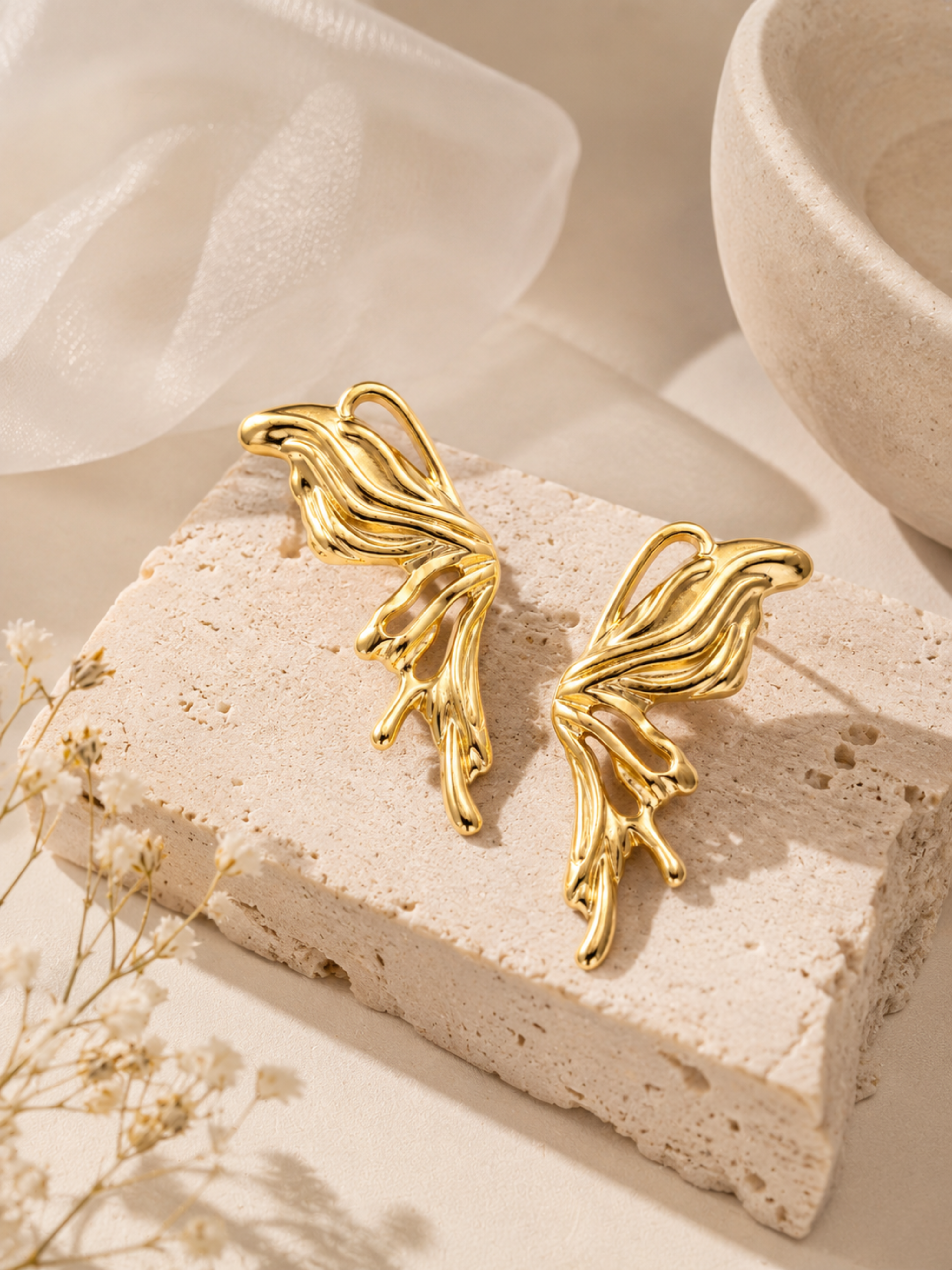 Molten Muse Stud Earrings – view 4 – Pabeena
