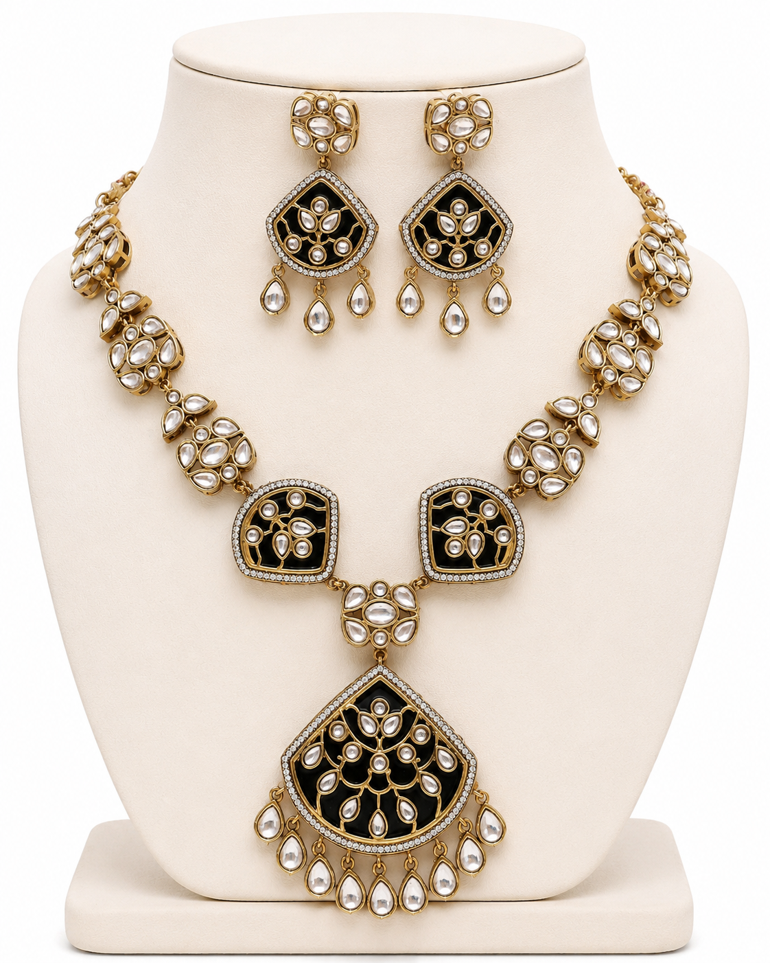 Noir Bloom Moissanite Heritage Set - Pabeena