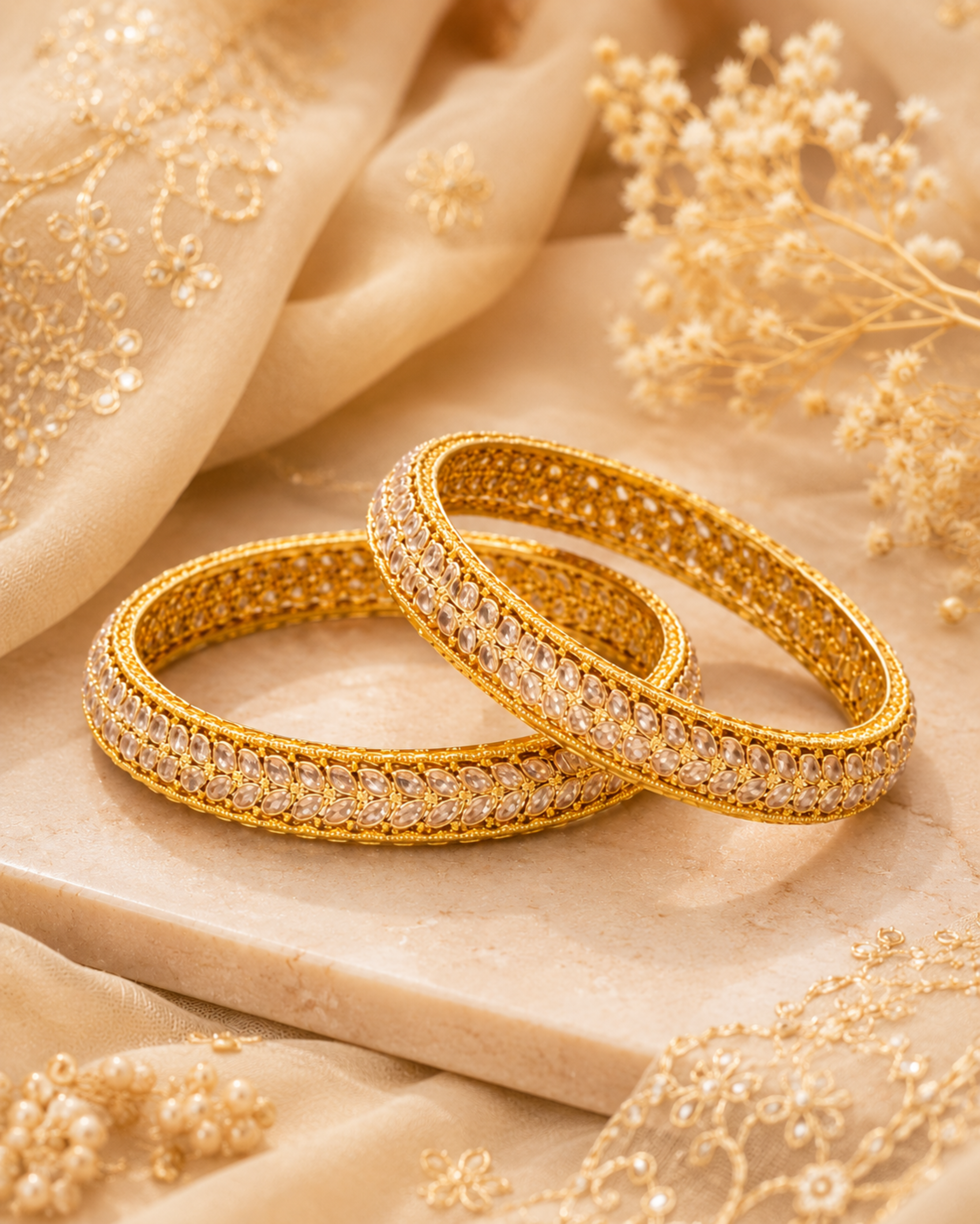 Noor-e-Kundan Royal Bangles - Pabeena