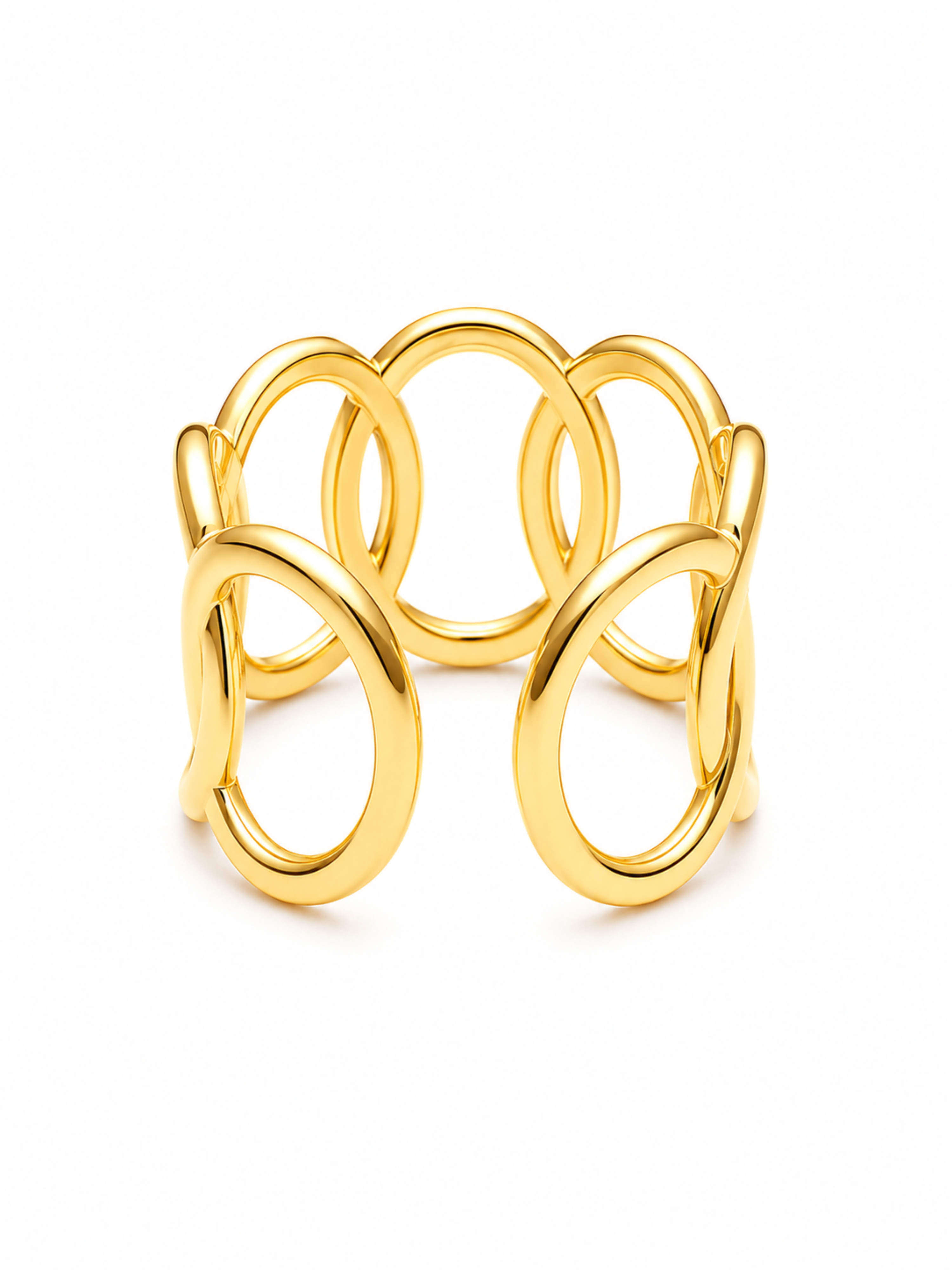 Oval Link Ring – view 5 – Pabeena
