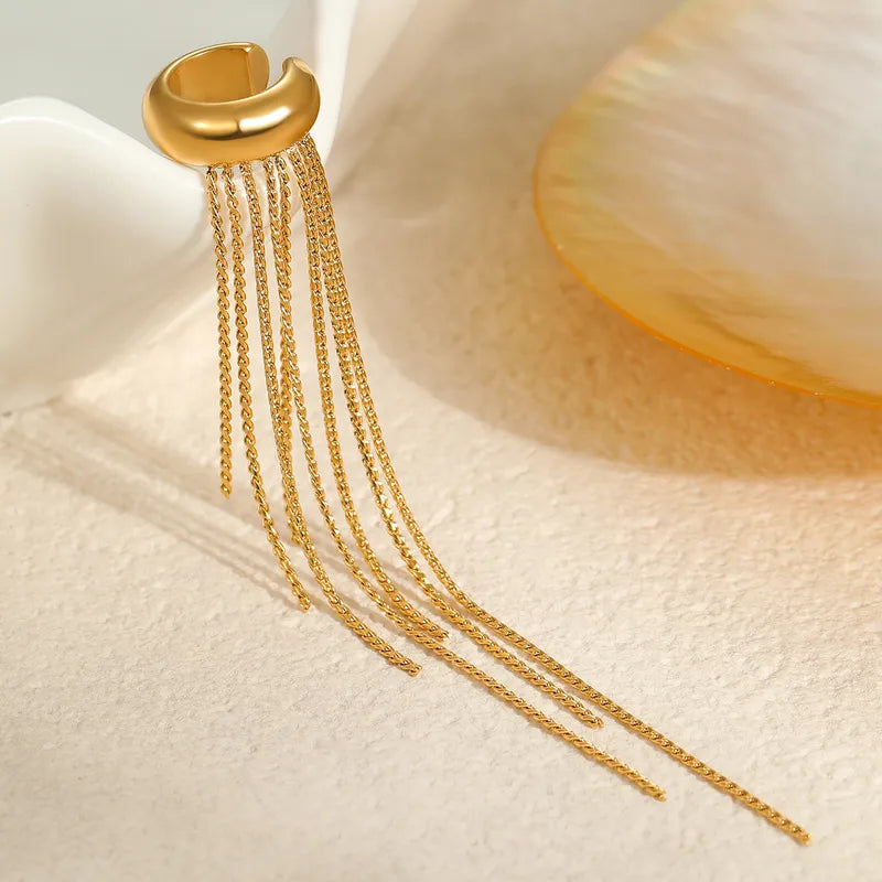 Serene Tassel Earcuff - Pabeena