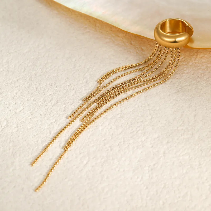Serene Tassel Earcuff - Pabeena