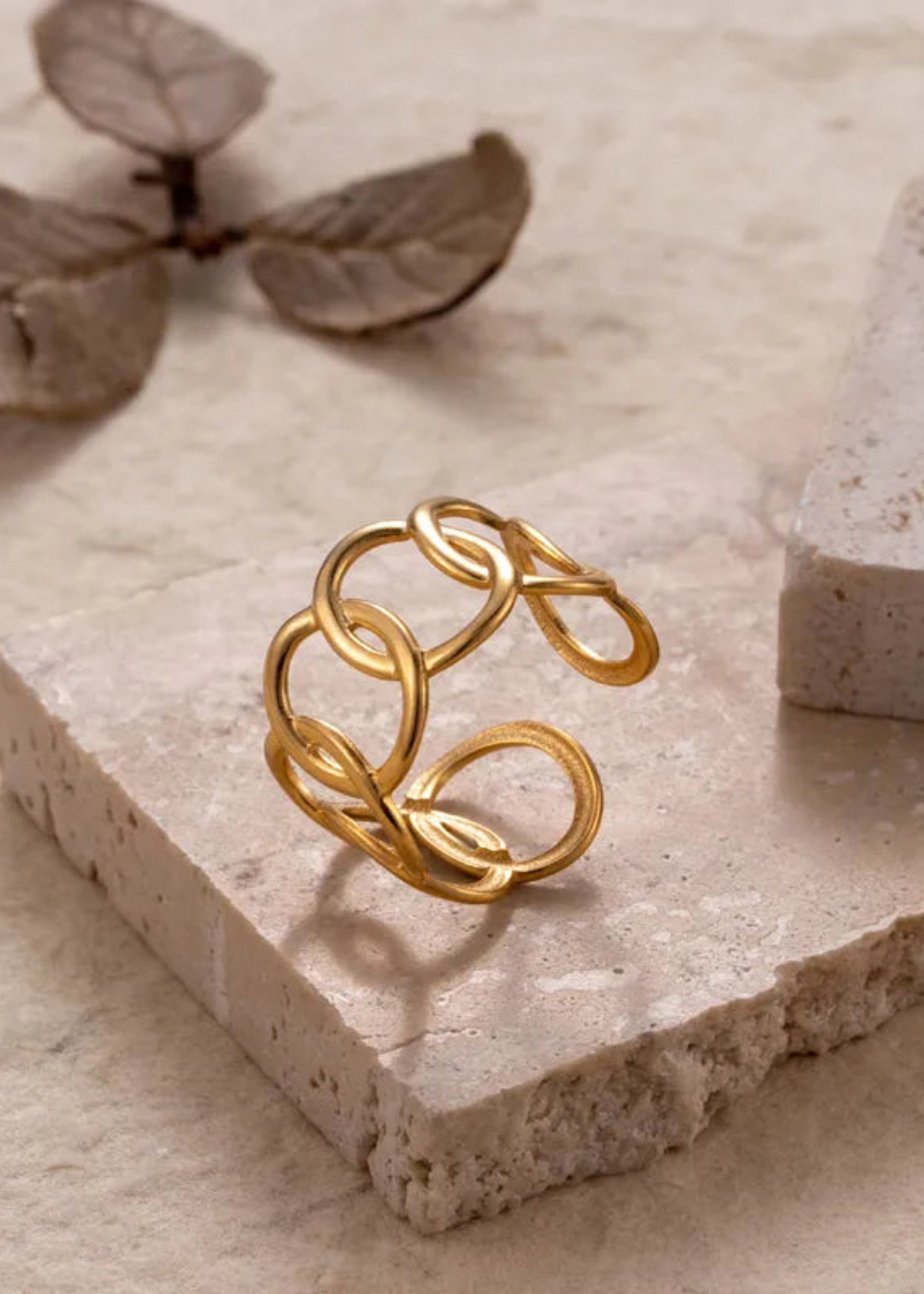 Oval Link Ring - Pabeena