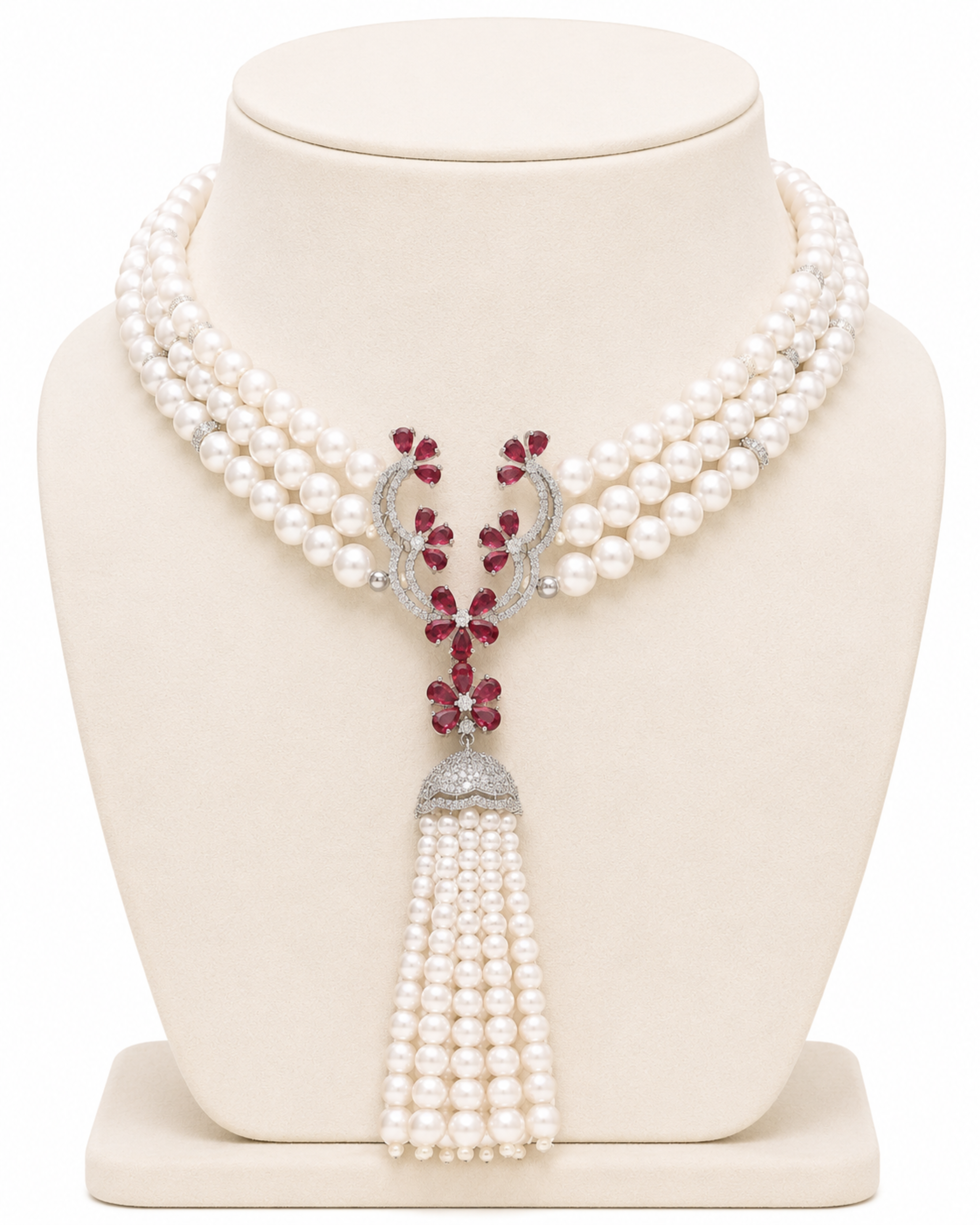 Pearl Prism Tassel Elegance Set
