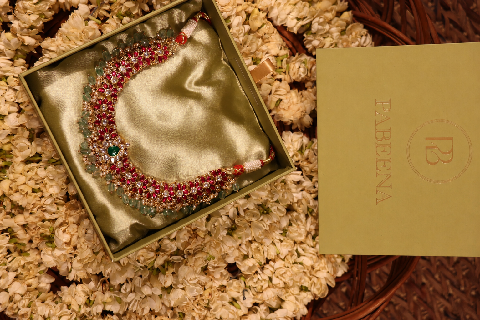 Phoolkanthi Jadau Necklace - Pabeena