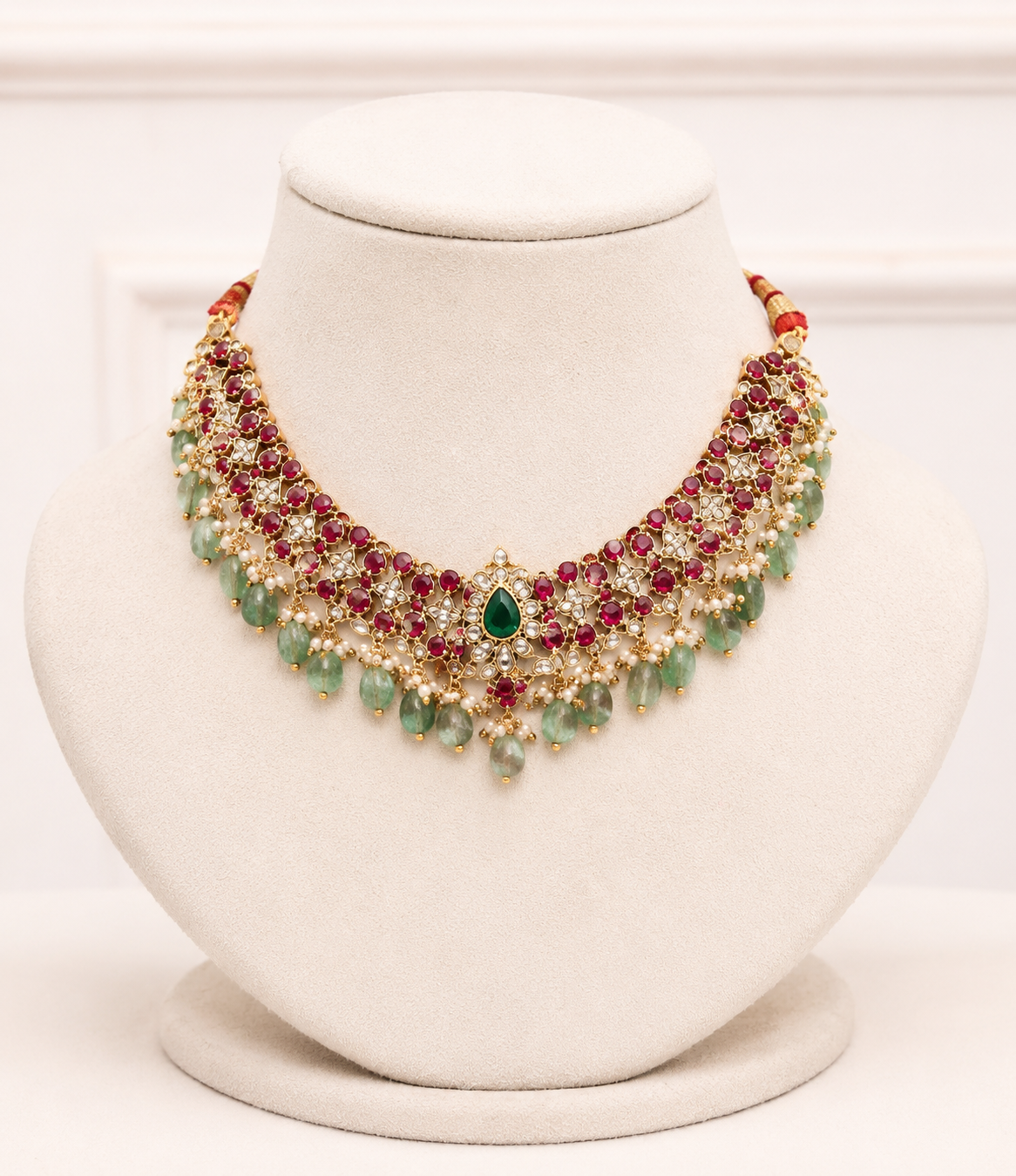 Phoolkanthi Jadau Necklace - Pabeena