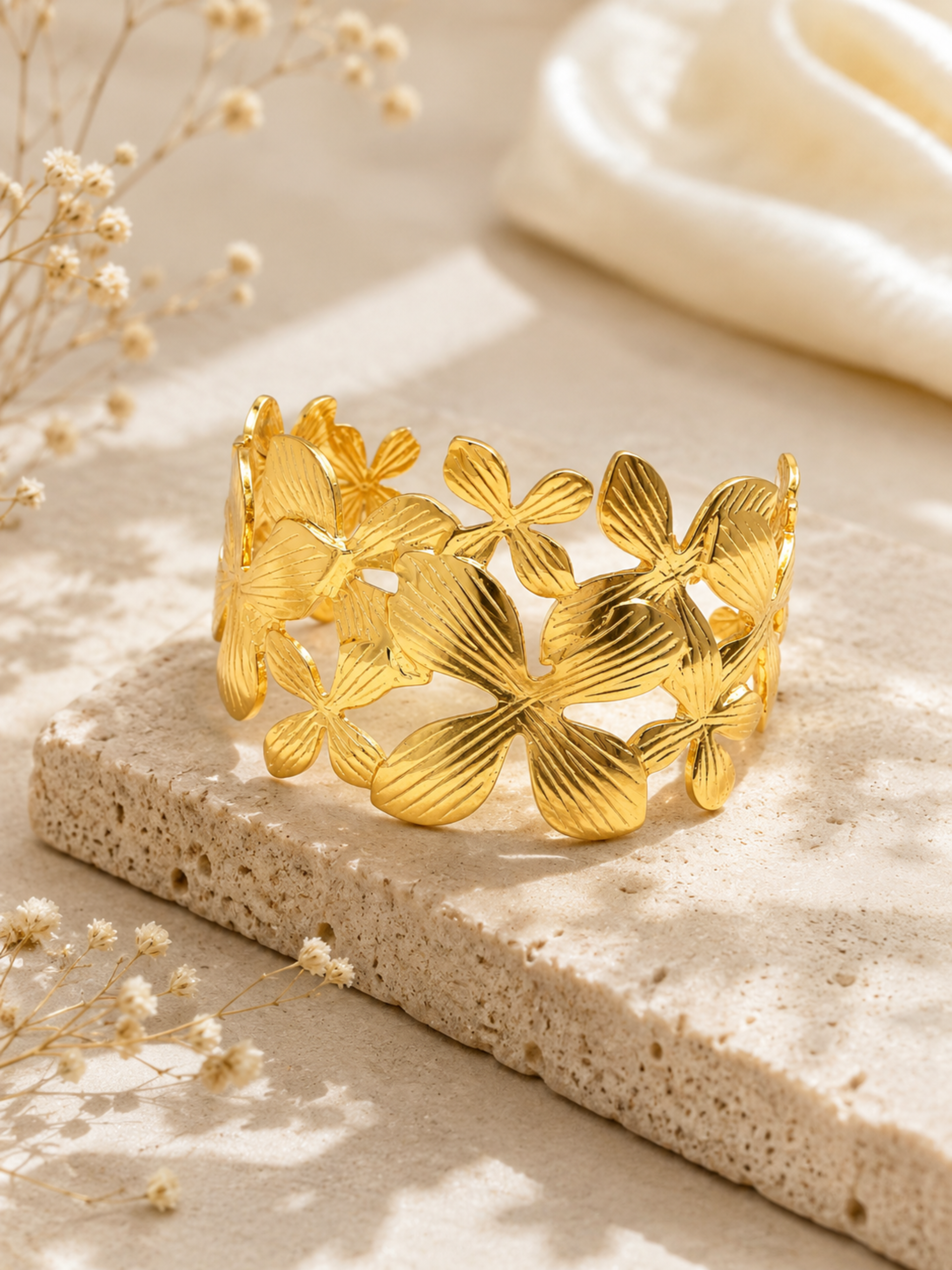 Pure Bloom Statement Cuff – view 4 – Pabeena