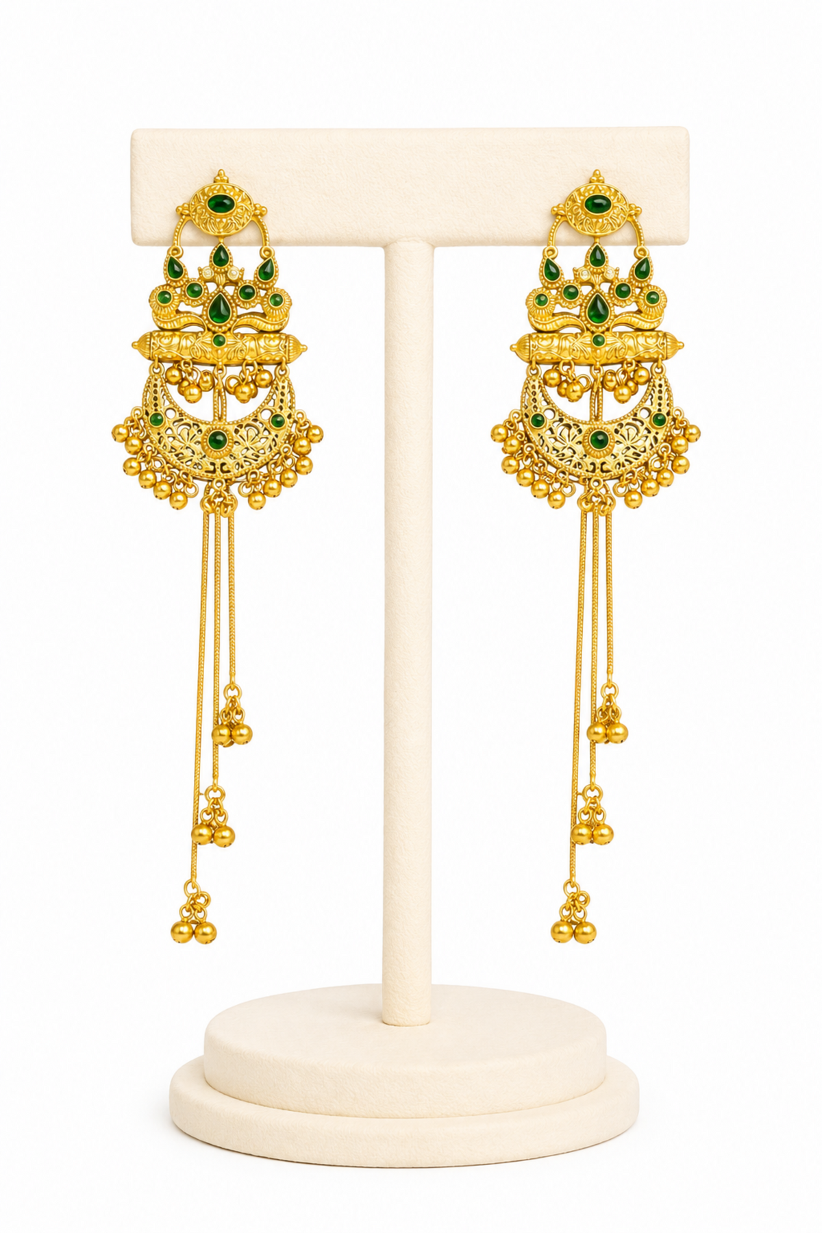 Rajshree Devi Temple Tassel Earrings - Pabeena