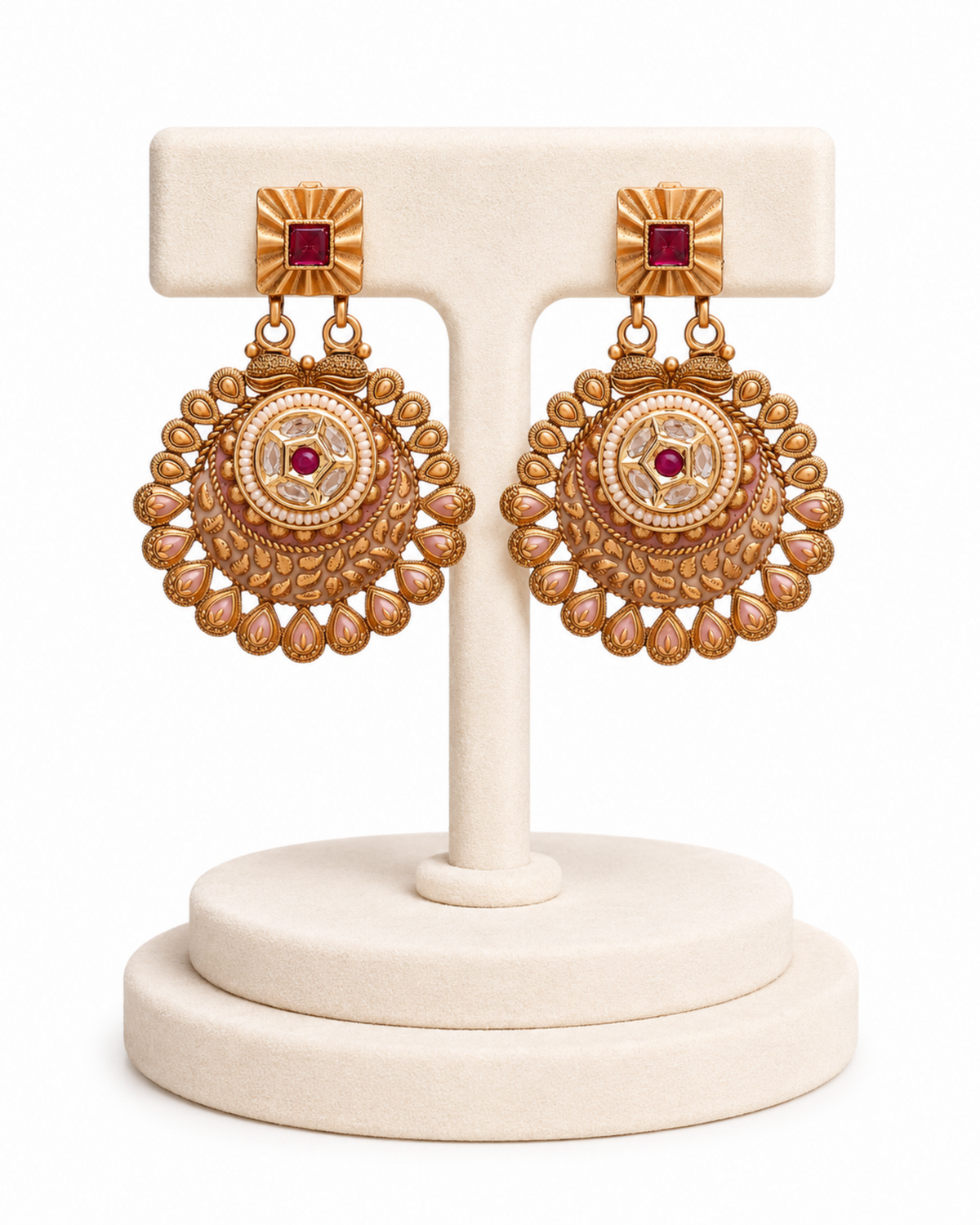 Ravya Sunburst Chandbalis - Pabeena
