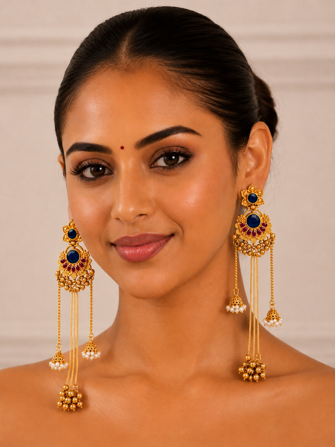 Rivaah Noor Tassel Earrings - Pabeena