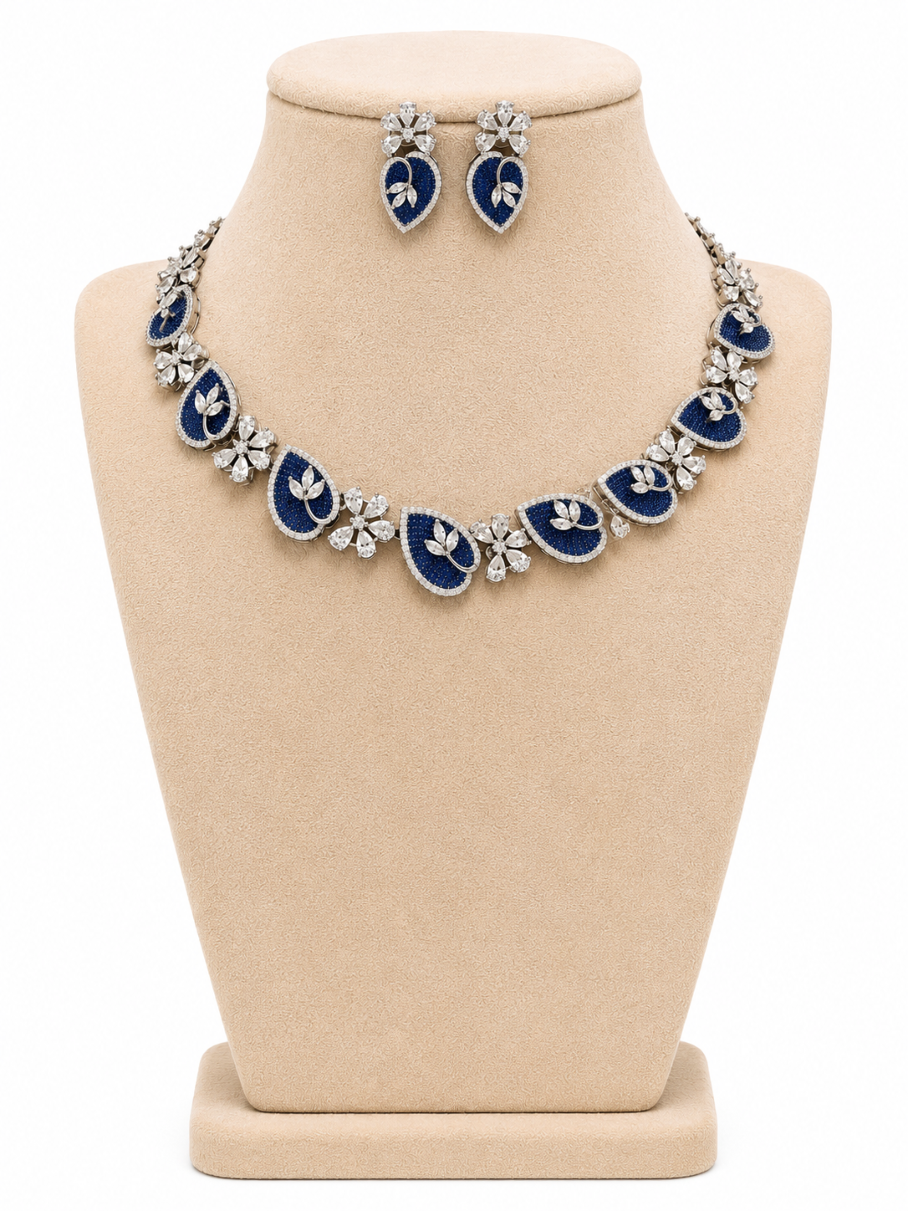 Sapphire Glitz AD Bloom Set - Pabeena