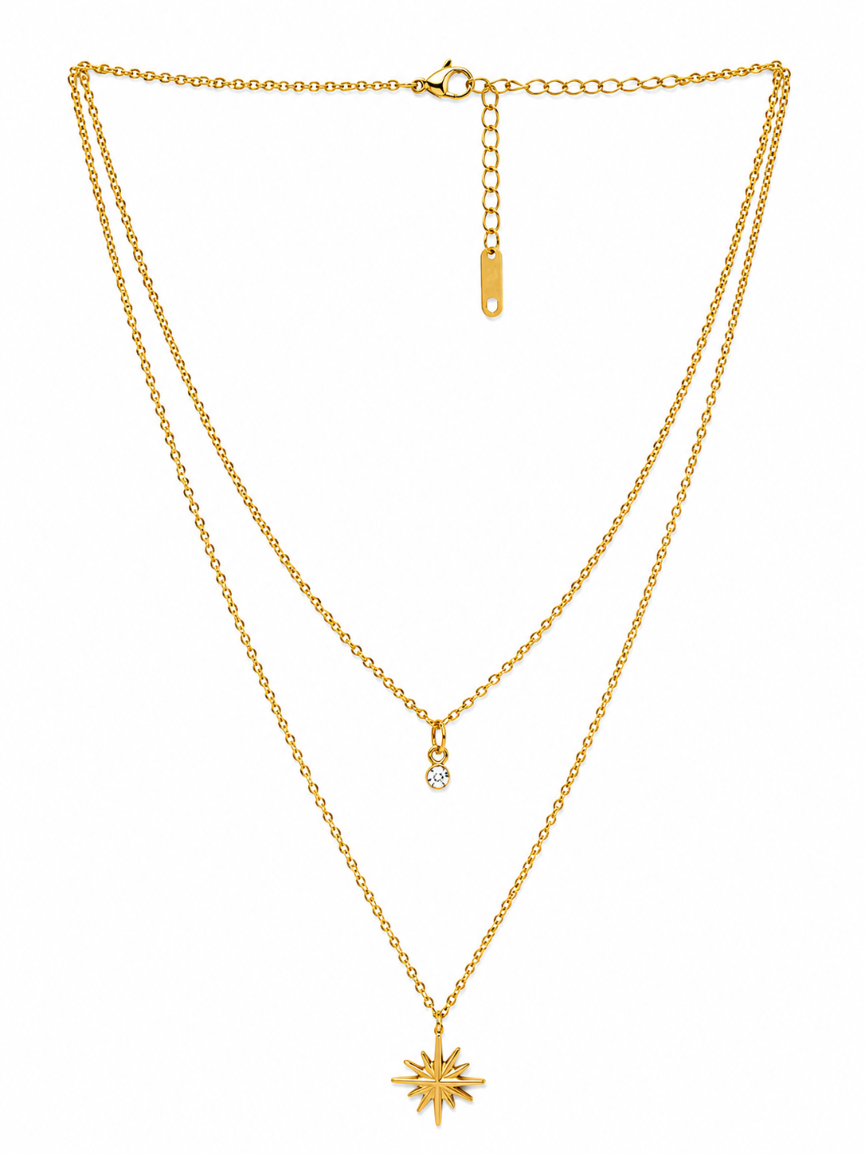 Starlight Layered Necklace – view 5 – Pabeena