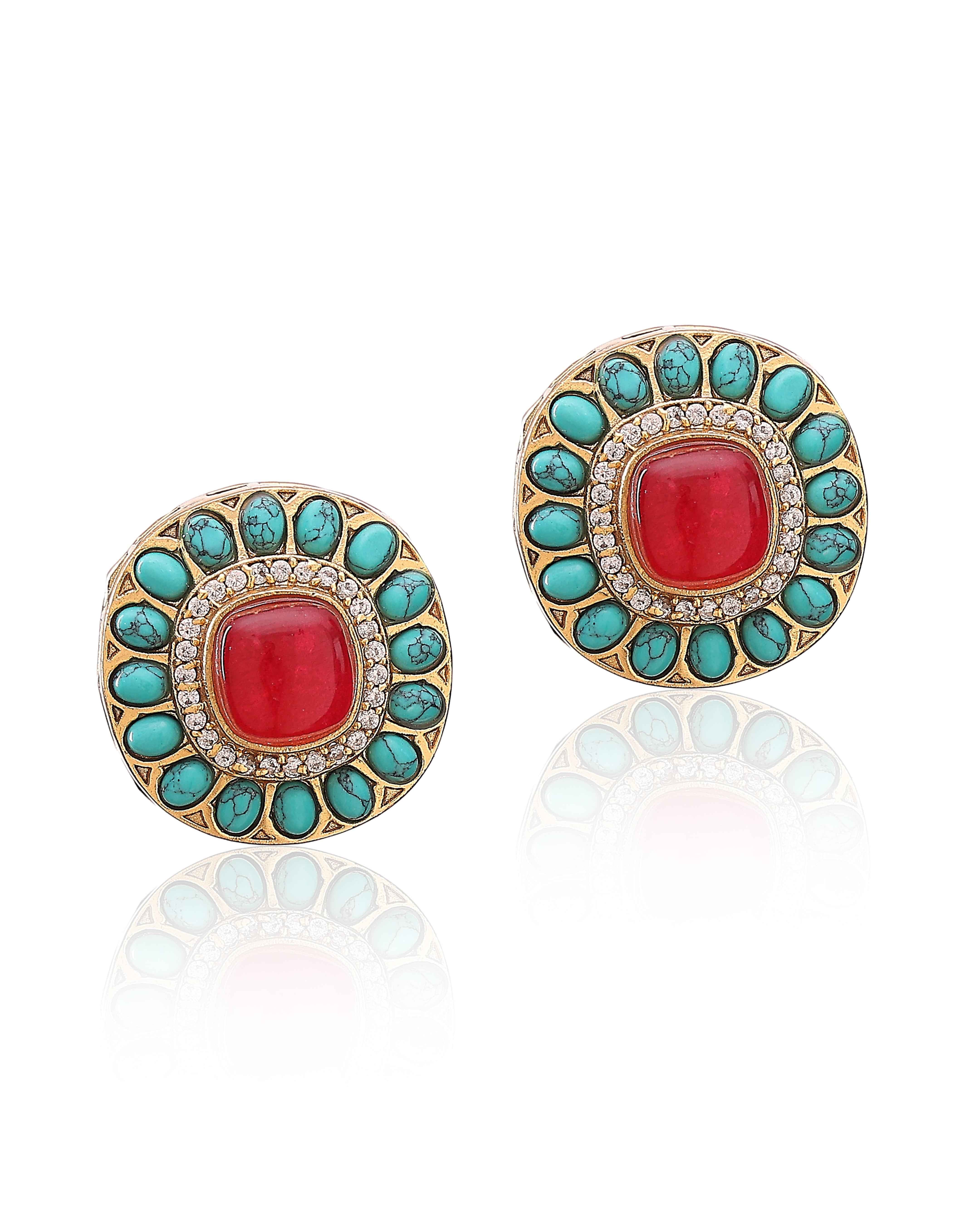 Zohra Royal Enamel Studs