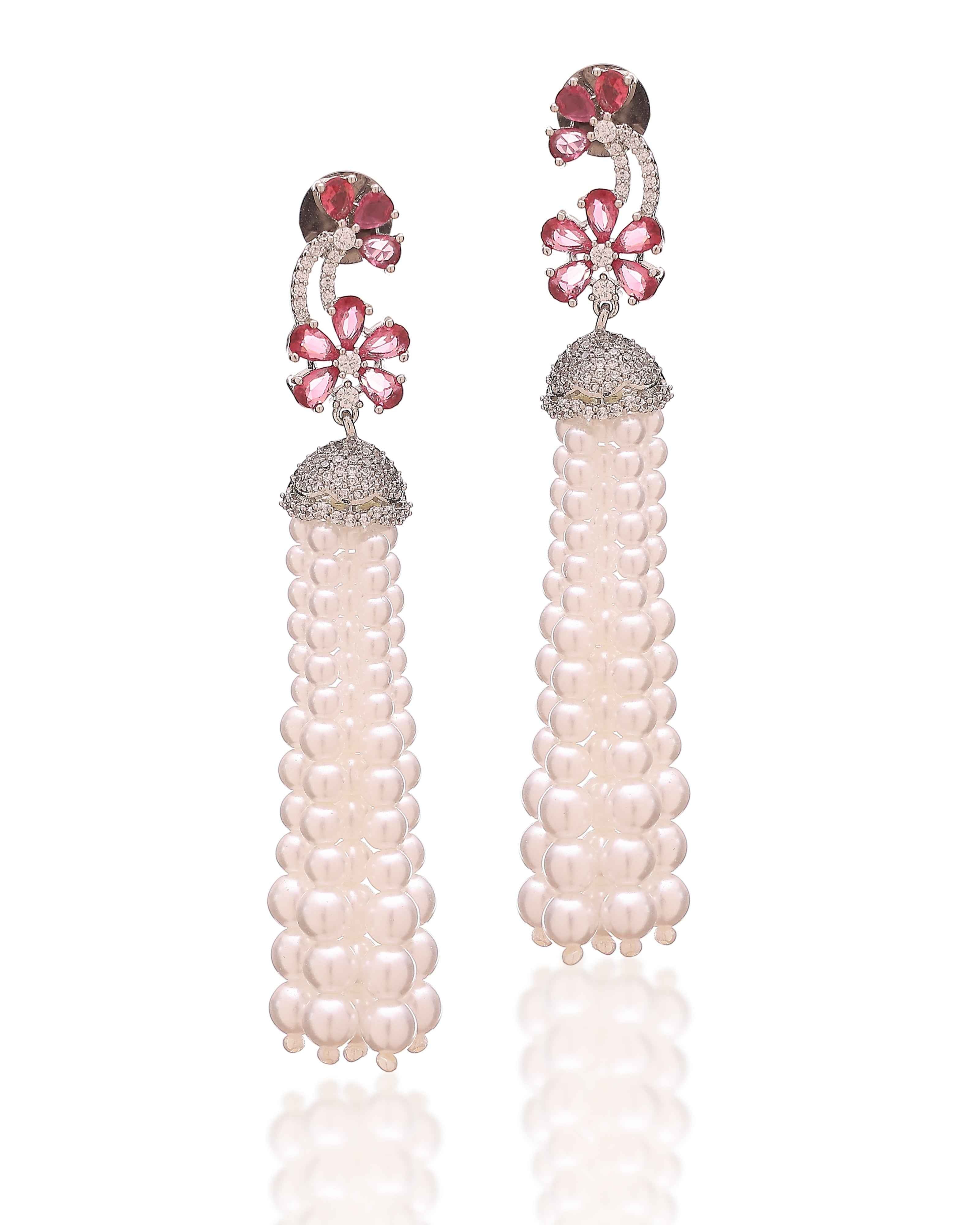 Pearl Prism Tassel Elegance Set