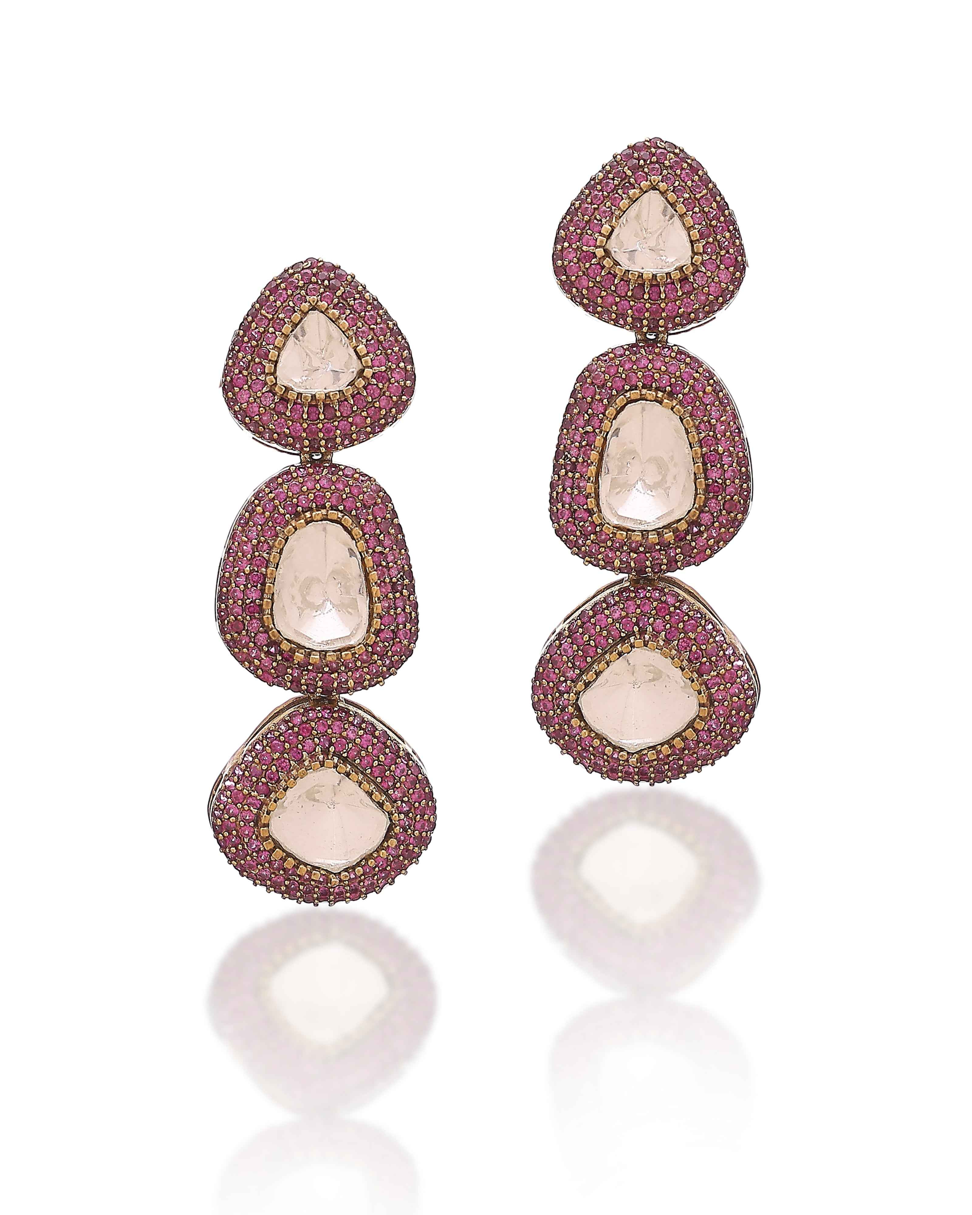 Rosé Luxe Moissanite Glam Set