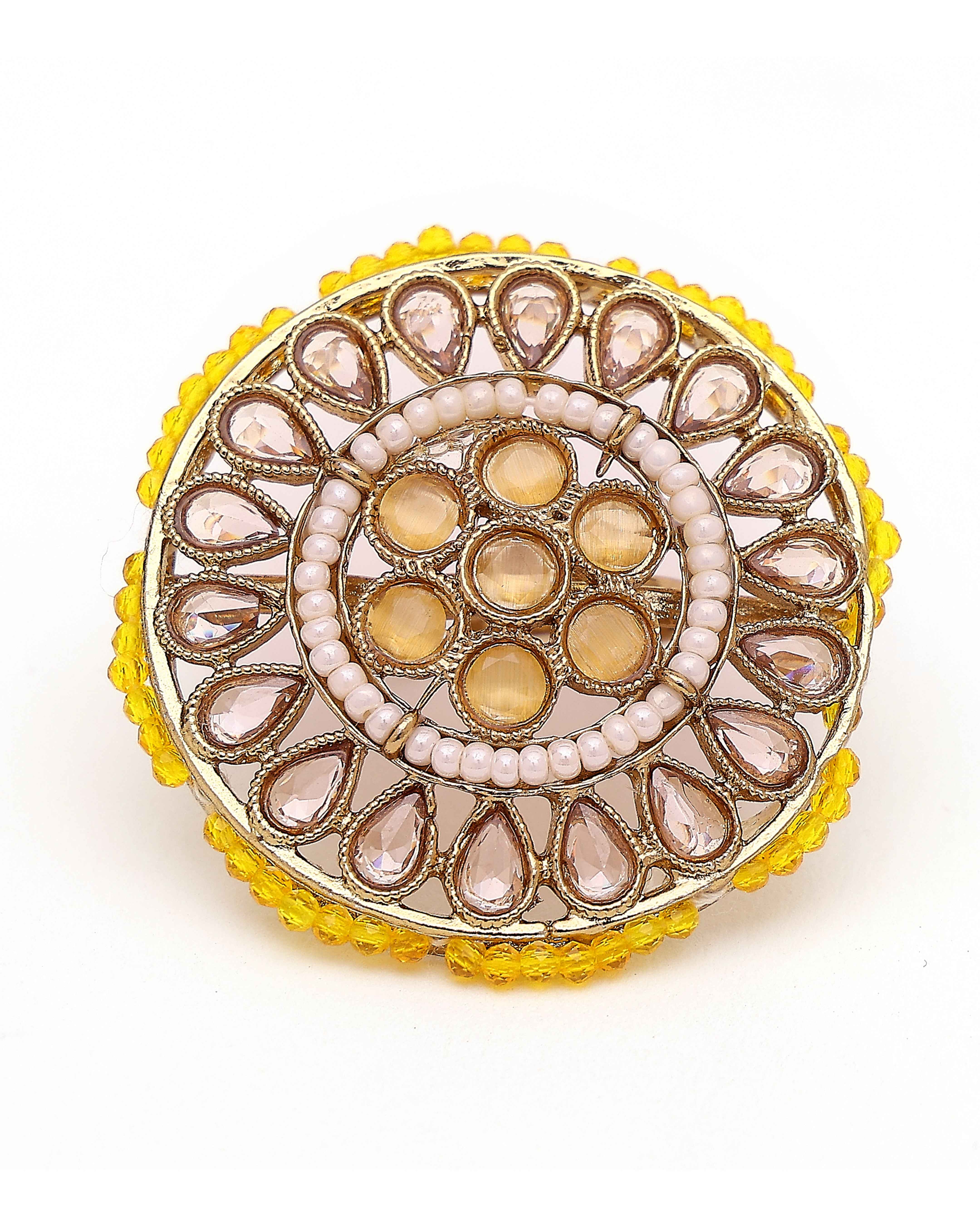 Zeenat Sunburst Ring