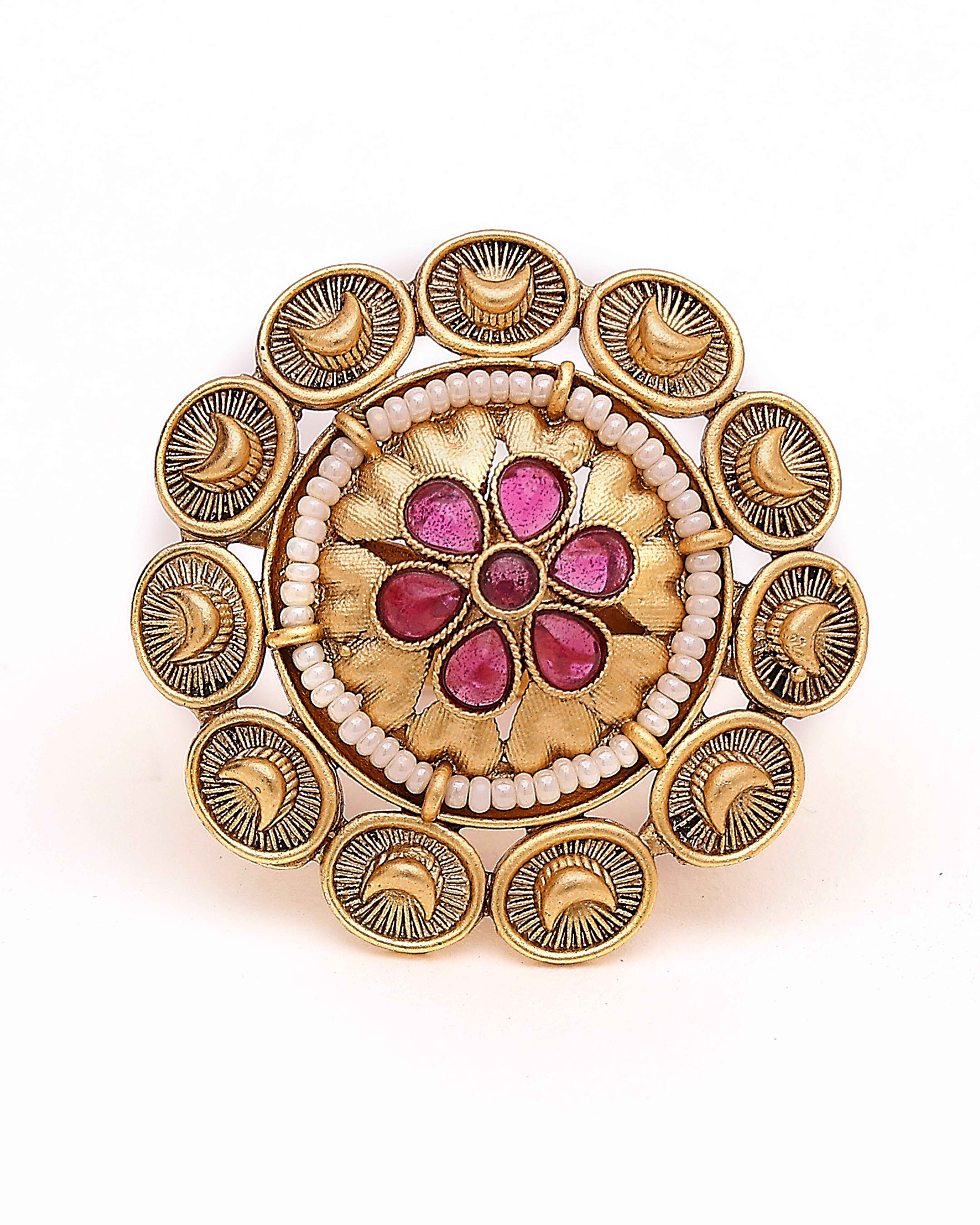Rajnavi Ravi Temple Ring