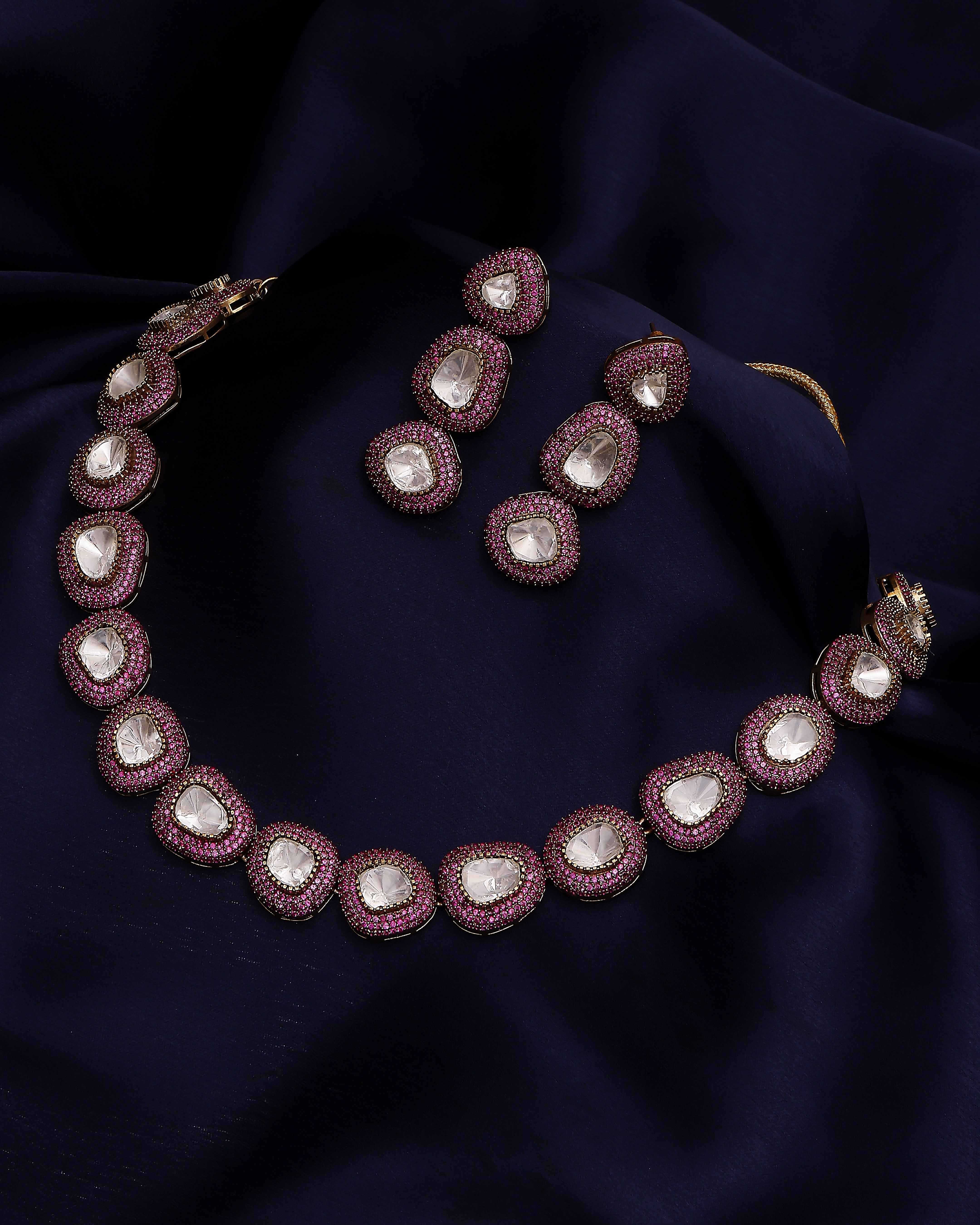 Rosé Luxe Moissanite Glam Set