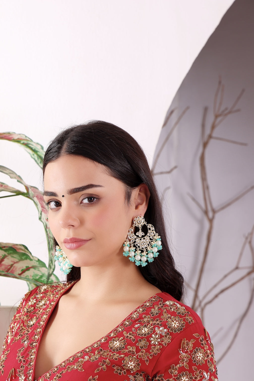 Shanaya Pearl Garden Earrings - Pabeena