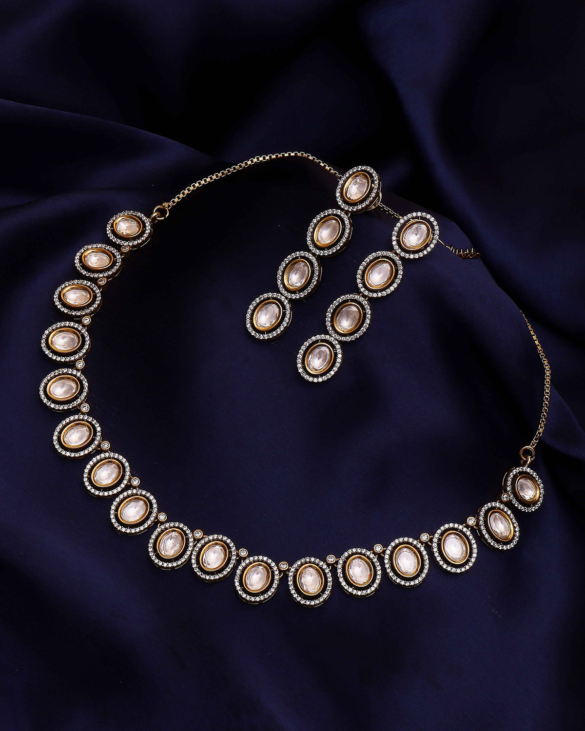 Elysian Oval Moissanite Elegance Set