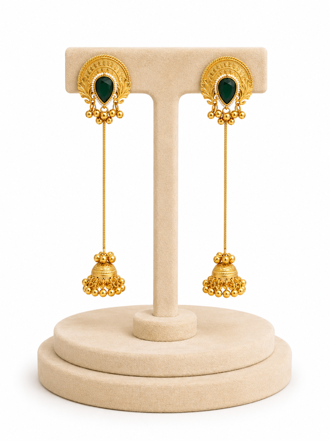 Zareen Noor Kashmiri Jhumka Earrings - Pabeena