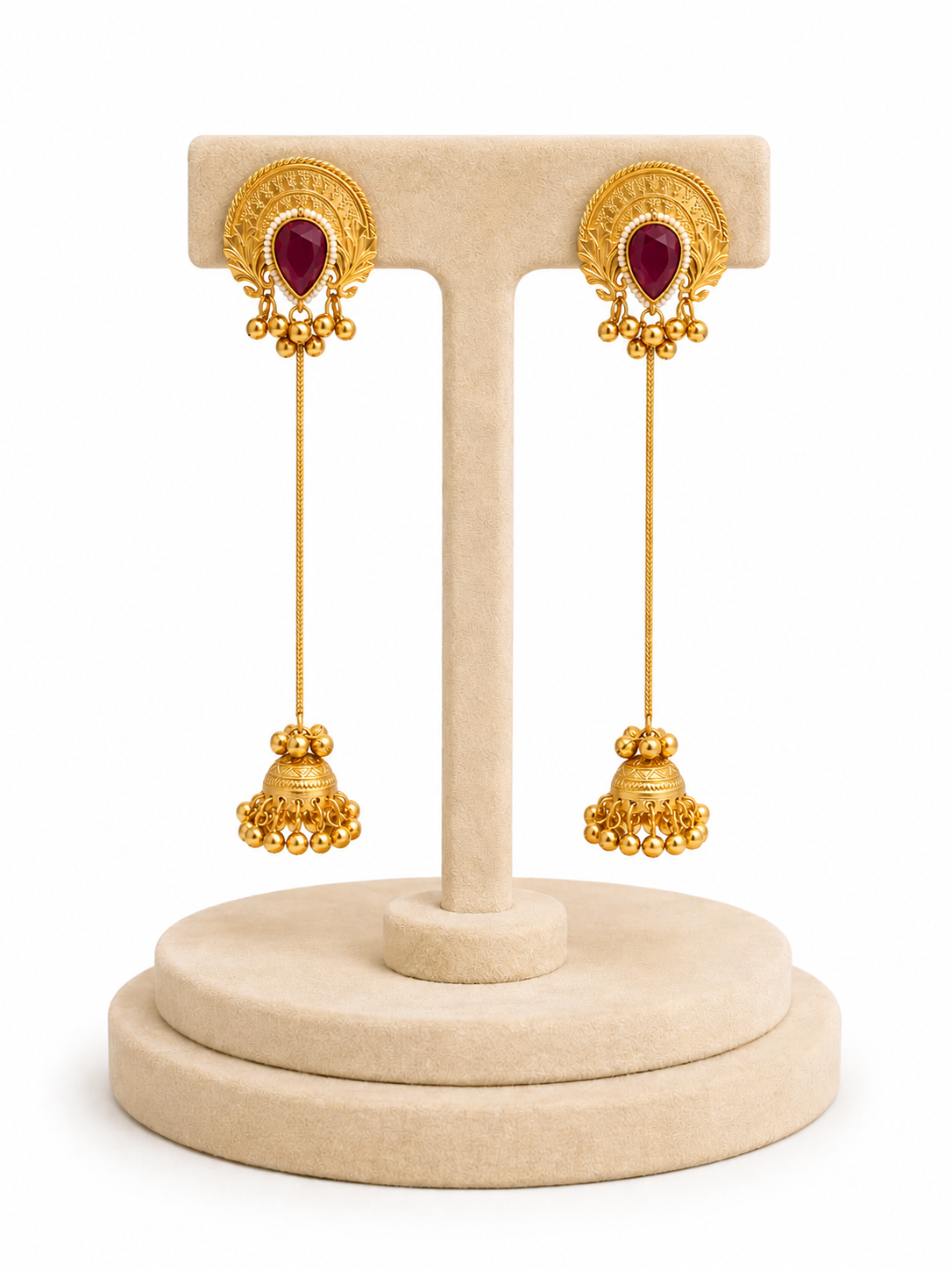 Zareen Noor Kashmiri Jhumka Earrings - Pabeena
