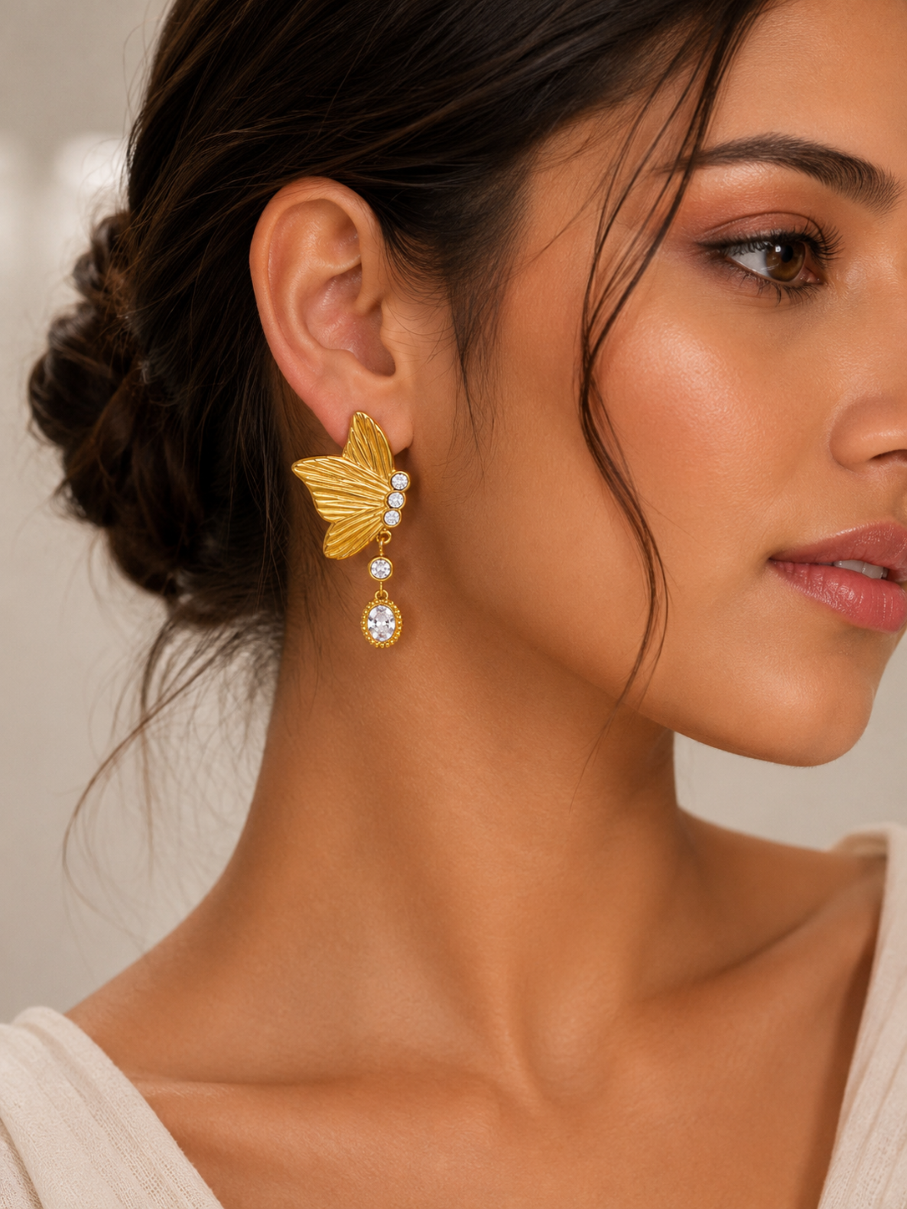 Butterfly Muse Earrings – view 2 – Pabeena