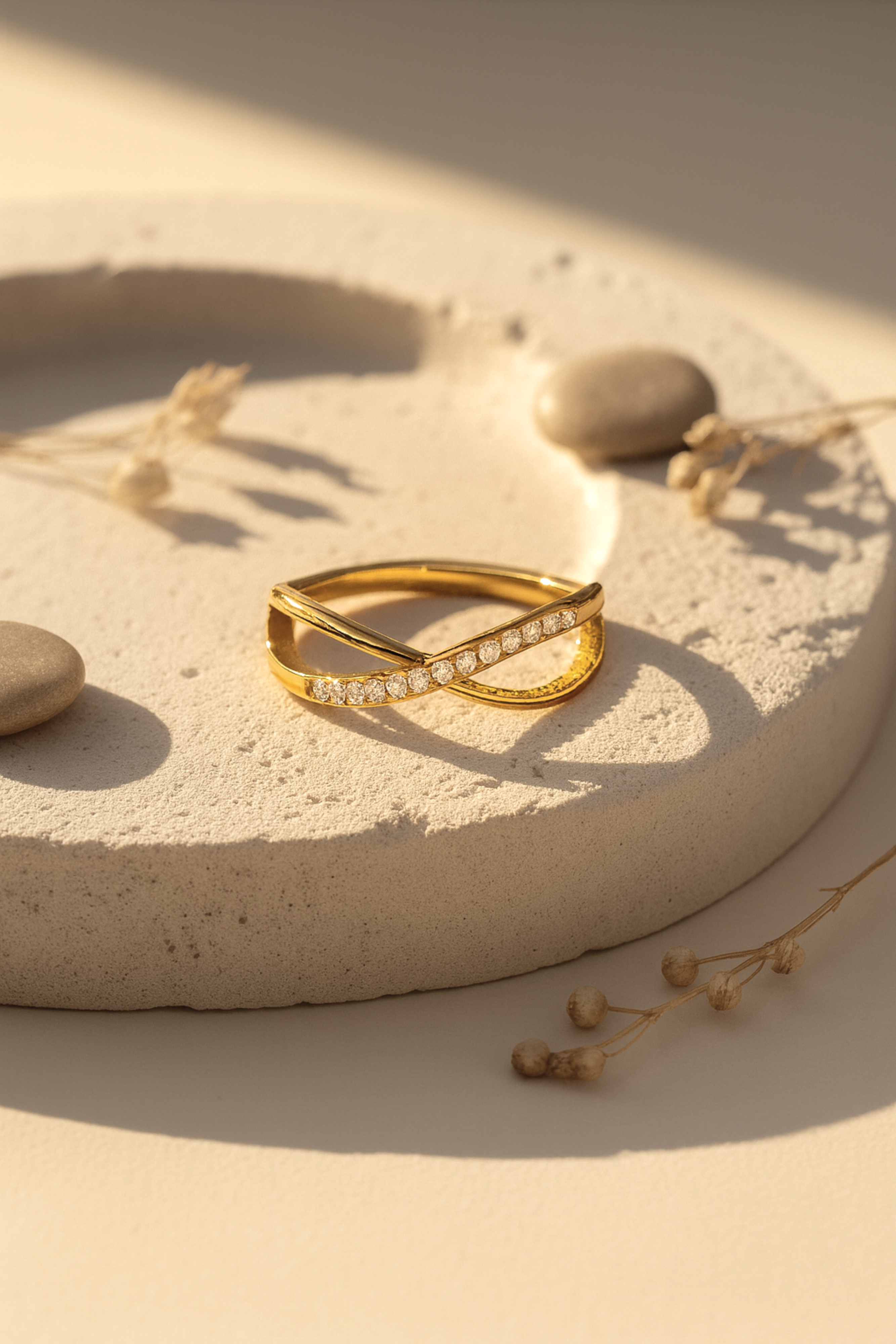 Eternity Stone Ring - Pabeena