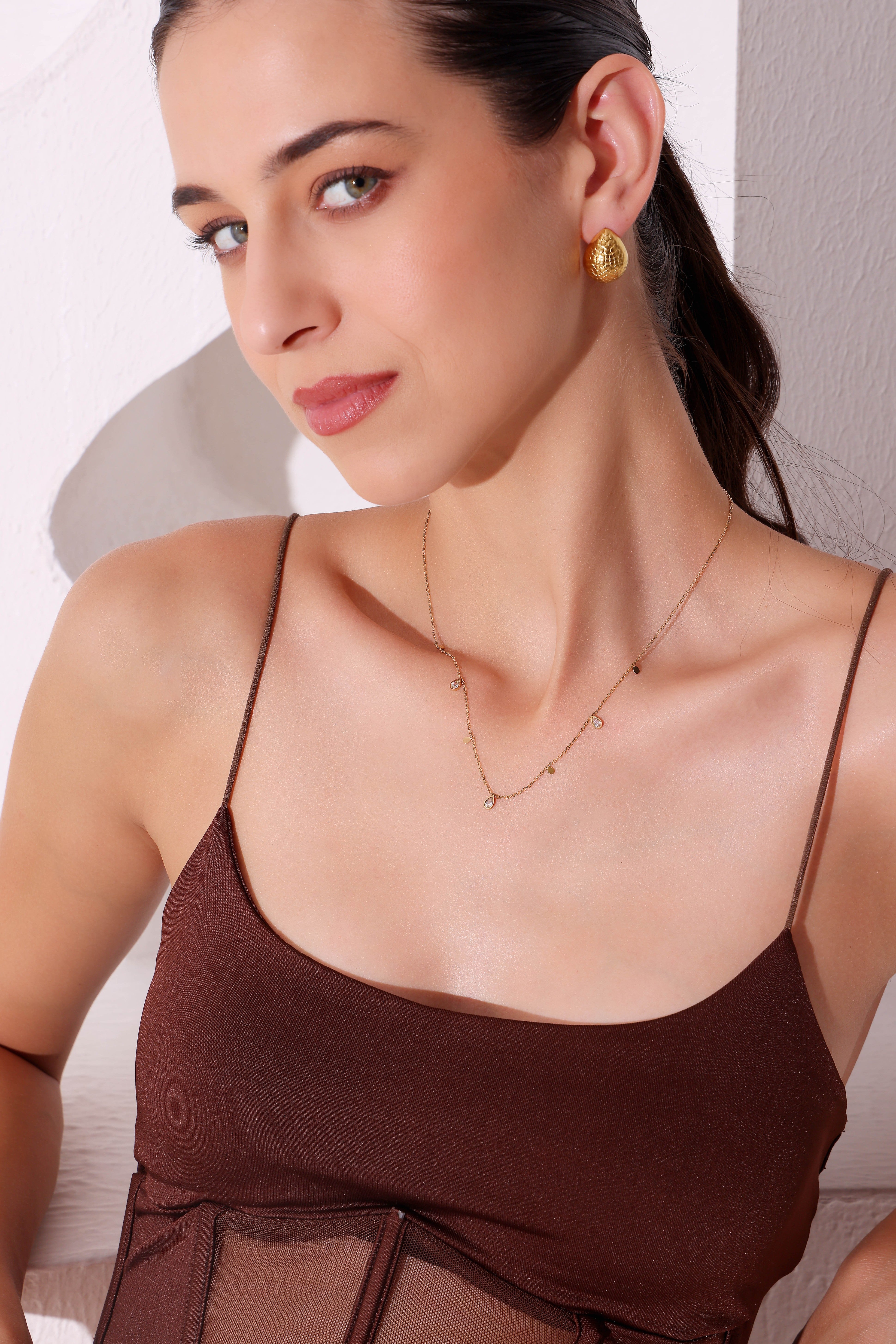 Halo Thread Necklace - Pabeena