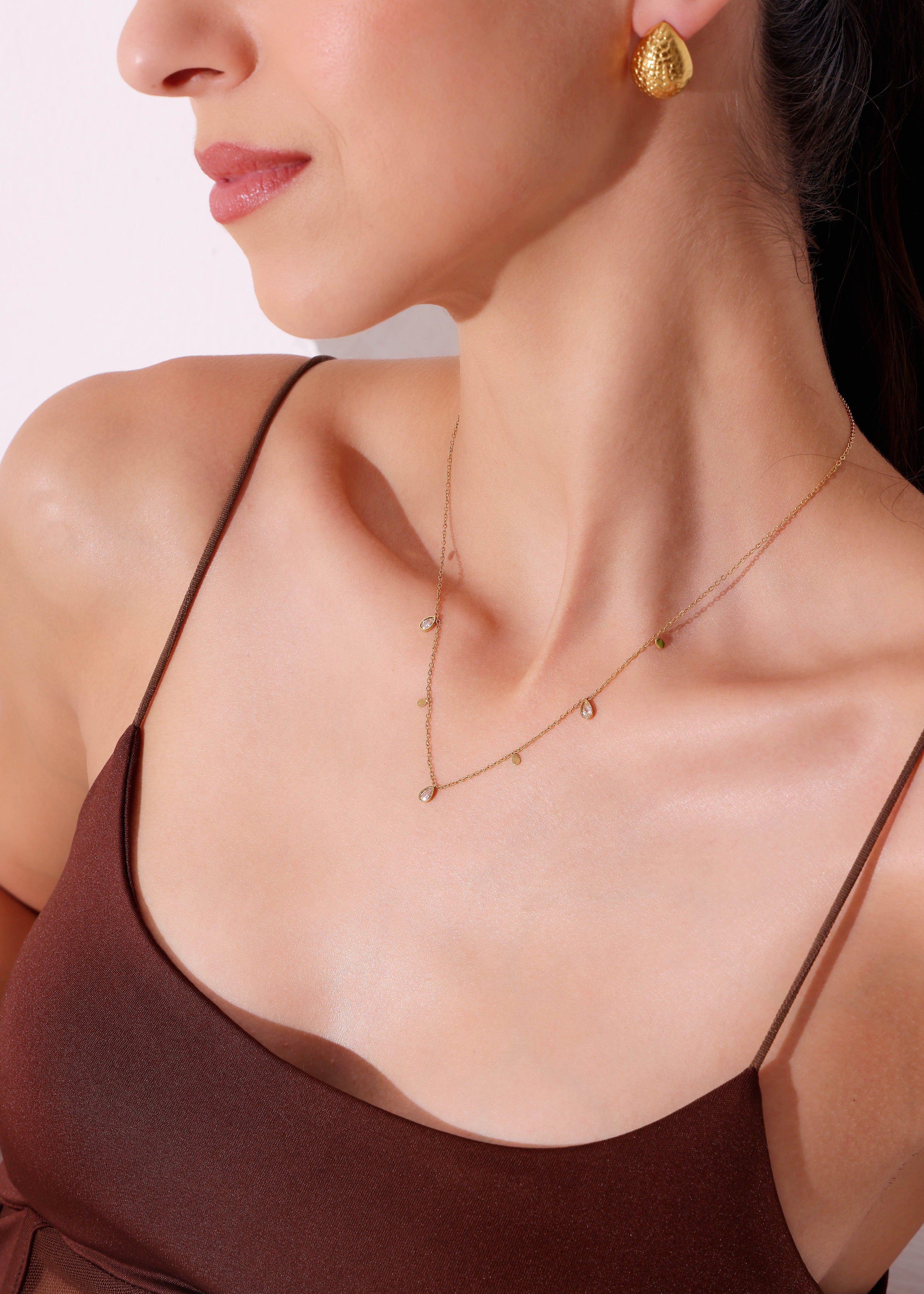Halo Thread Necklace - Pabeena