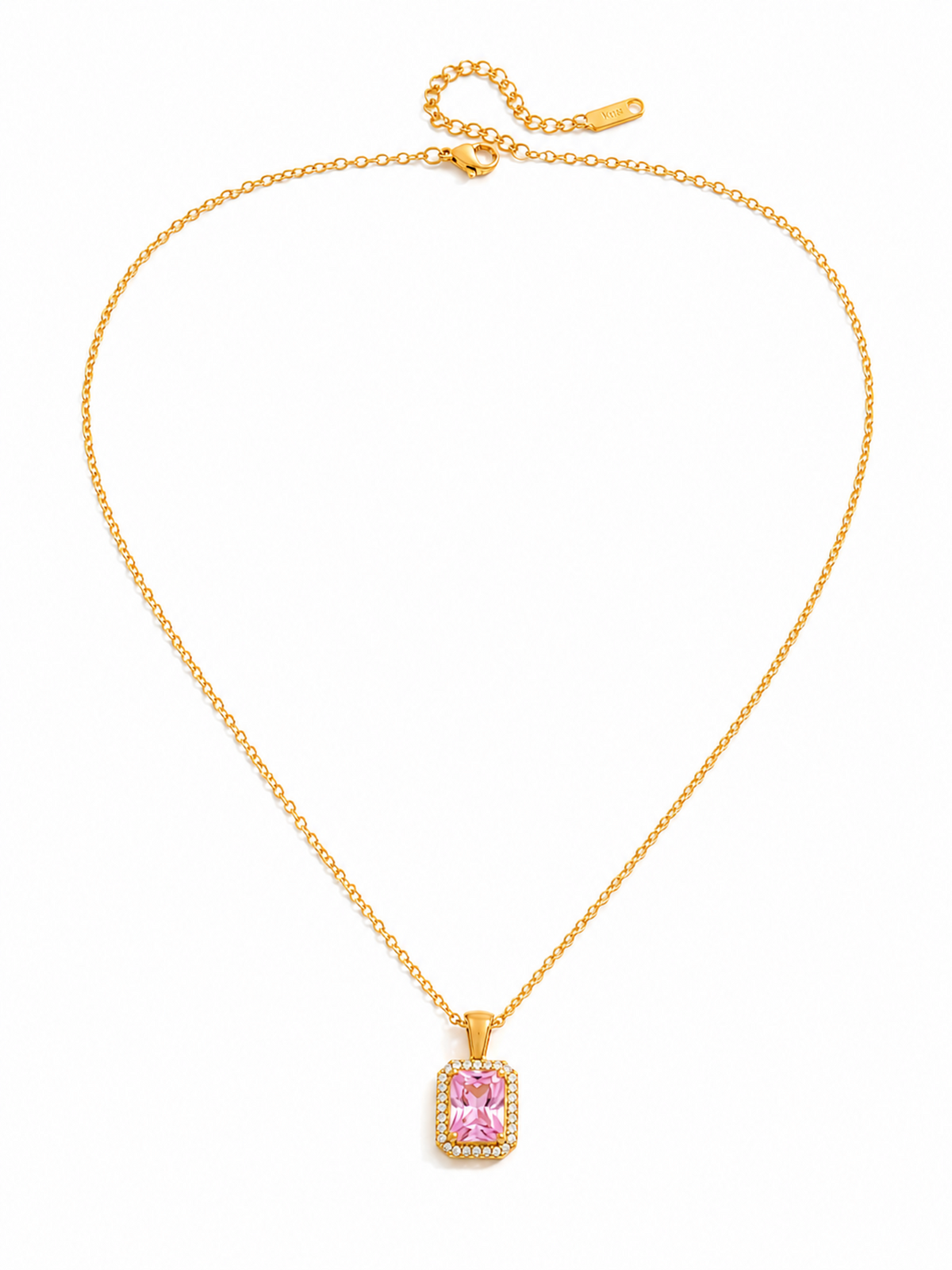 Rosé Royale Pendant Necklace – view 4 – Pabeena