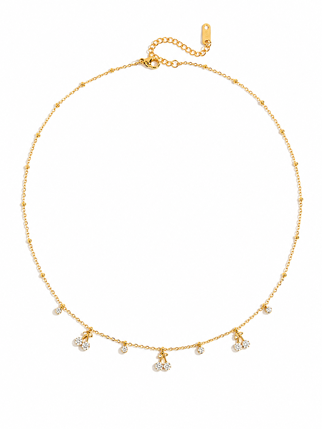Cherry Blossom Charm Necklace – view 4 – Pabeena