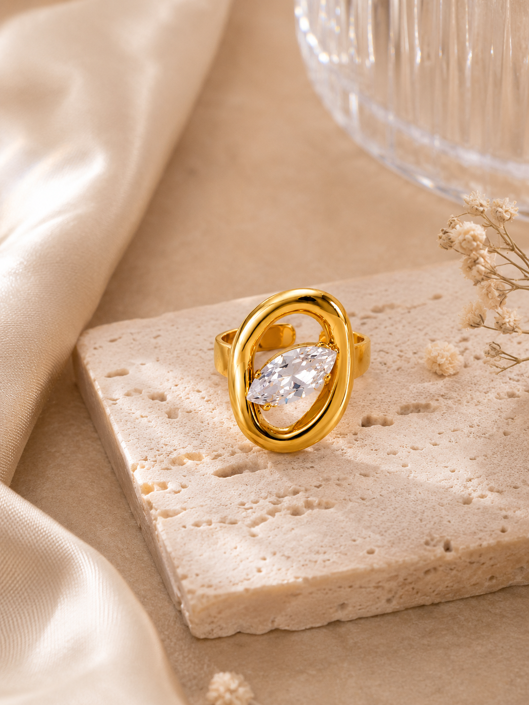 Celeste Marquise Ring – view 3 – Pabeena