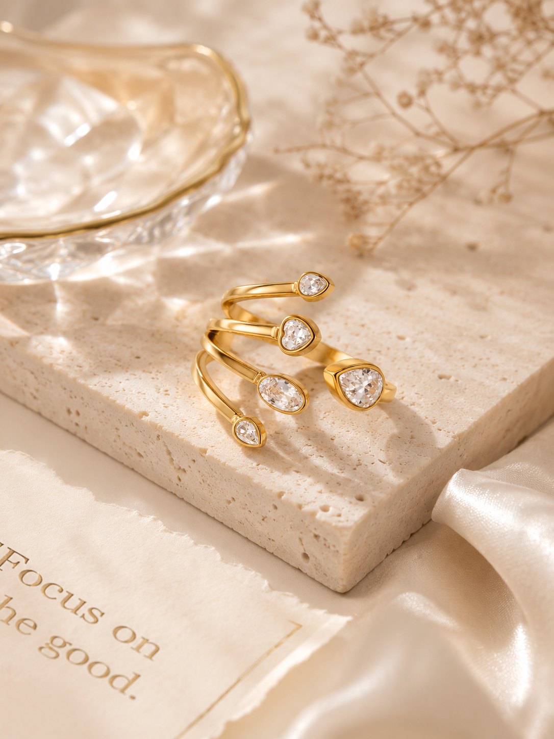 Celestia Spiral Ring – view 3 – Pabeena