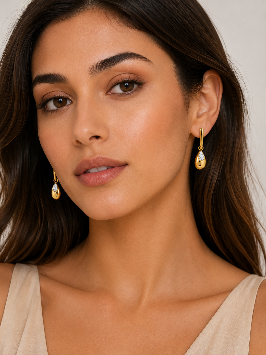 Aurora Dewdrop Earrings – view 3 – Pabeena