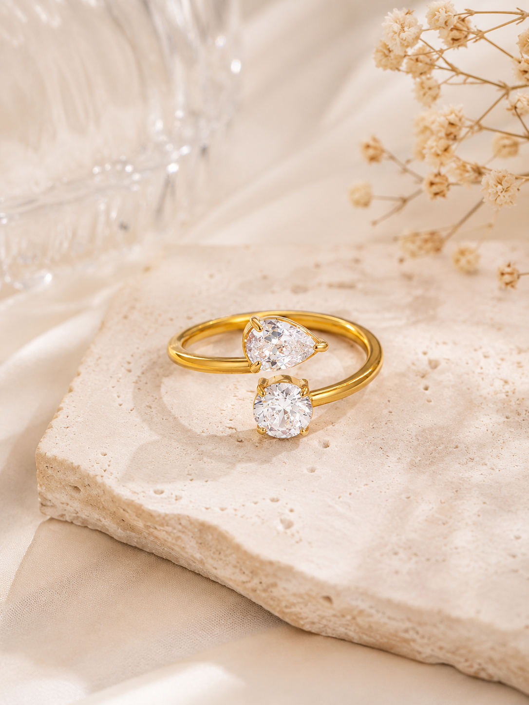 Aurora Duet Ring – view 3 – Pabeena