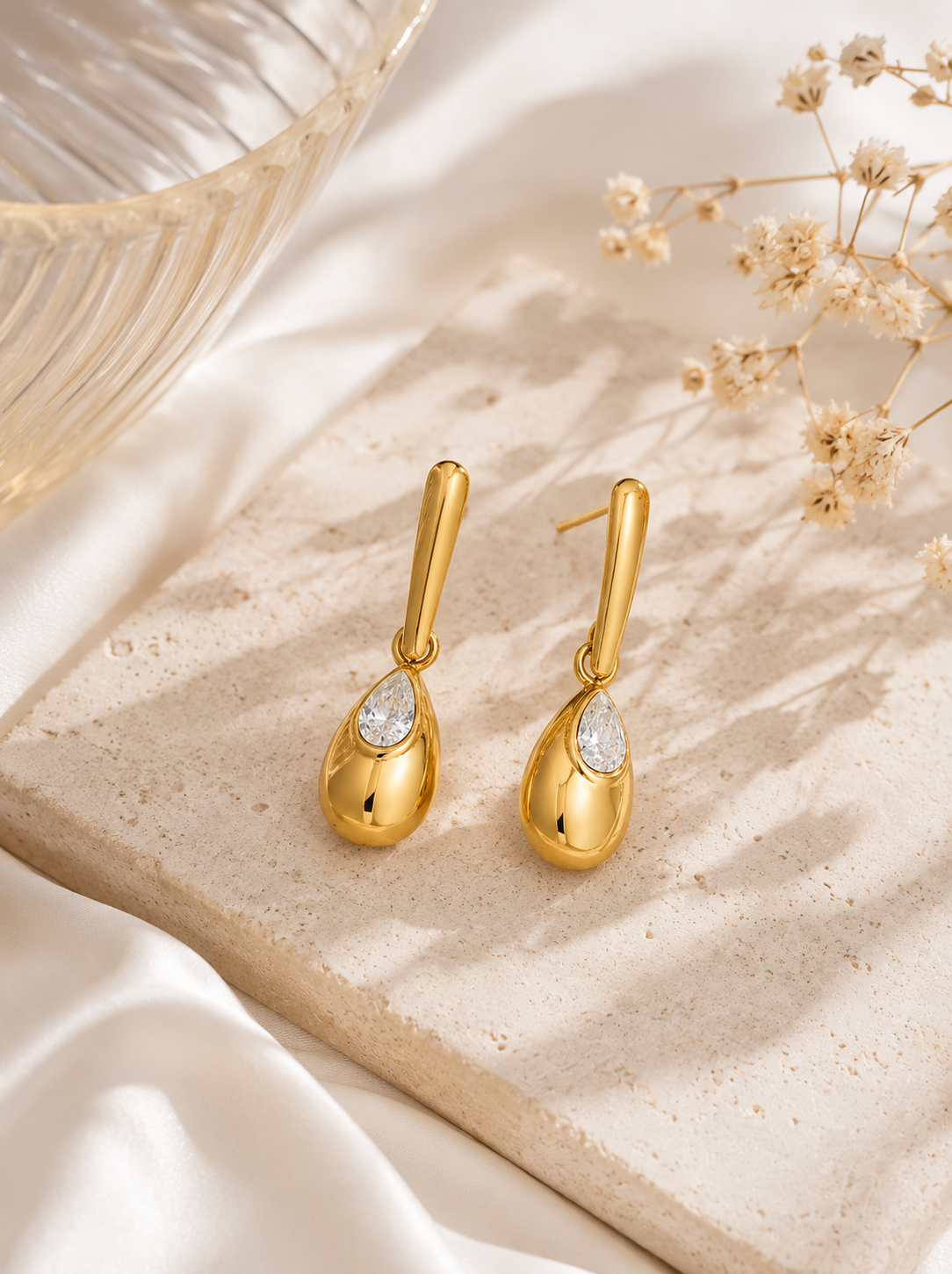 Aurora Dewdrop Earrings – view 4 – Pabeena