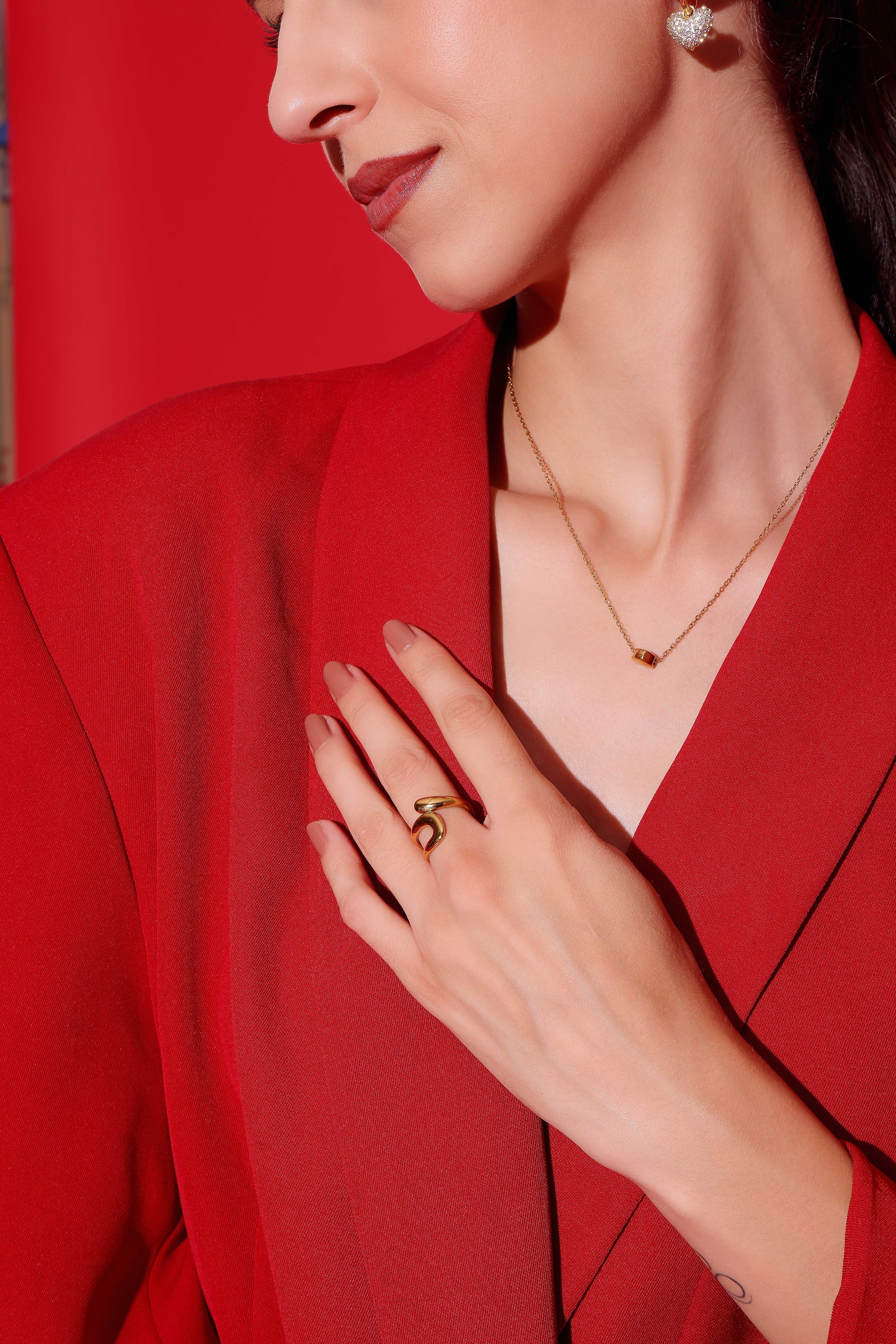 Textured Band Ring - Pabeena
