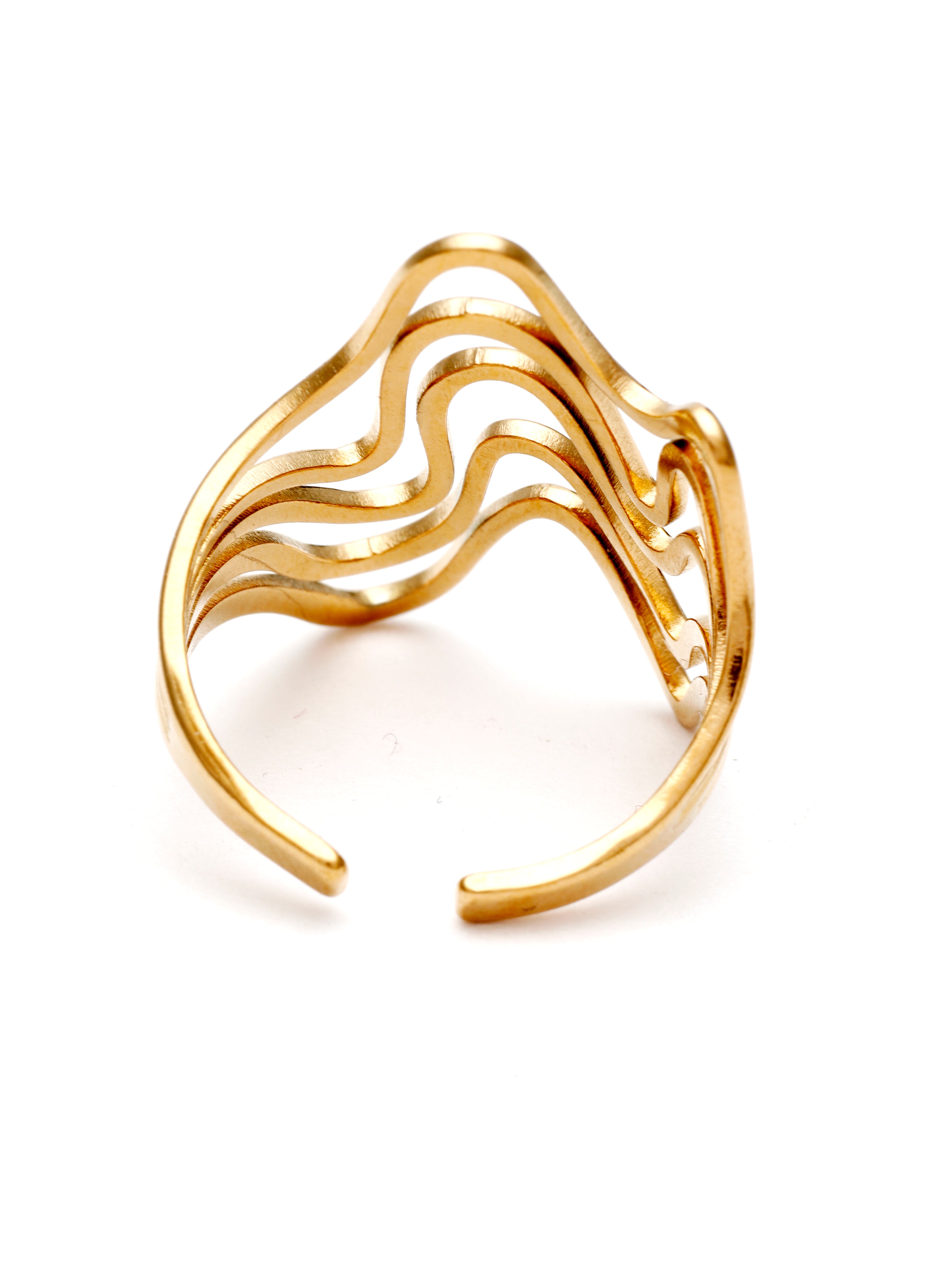 Wave Band Ring - Pabeena