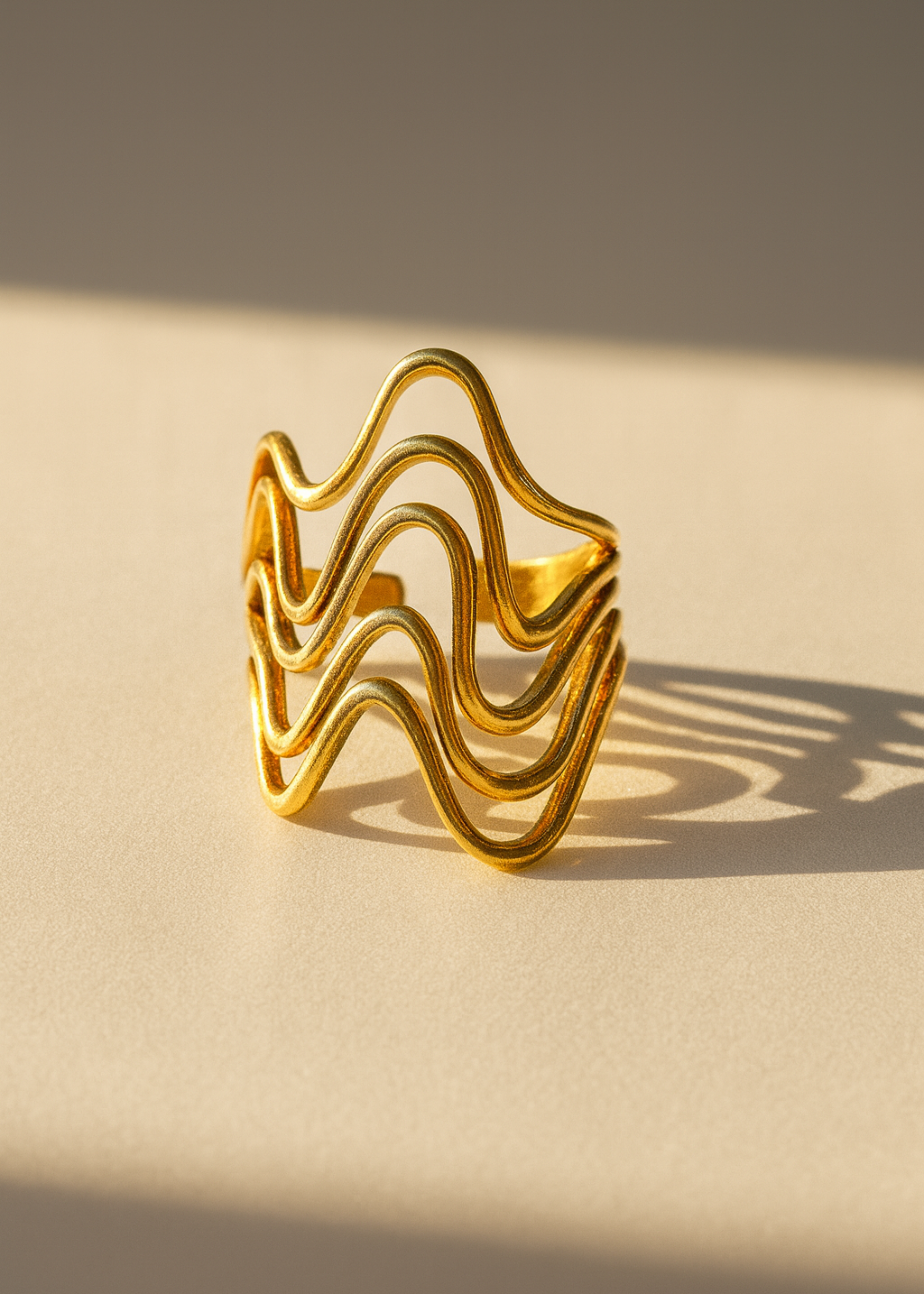Wave Band Ring - Pabeena